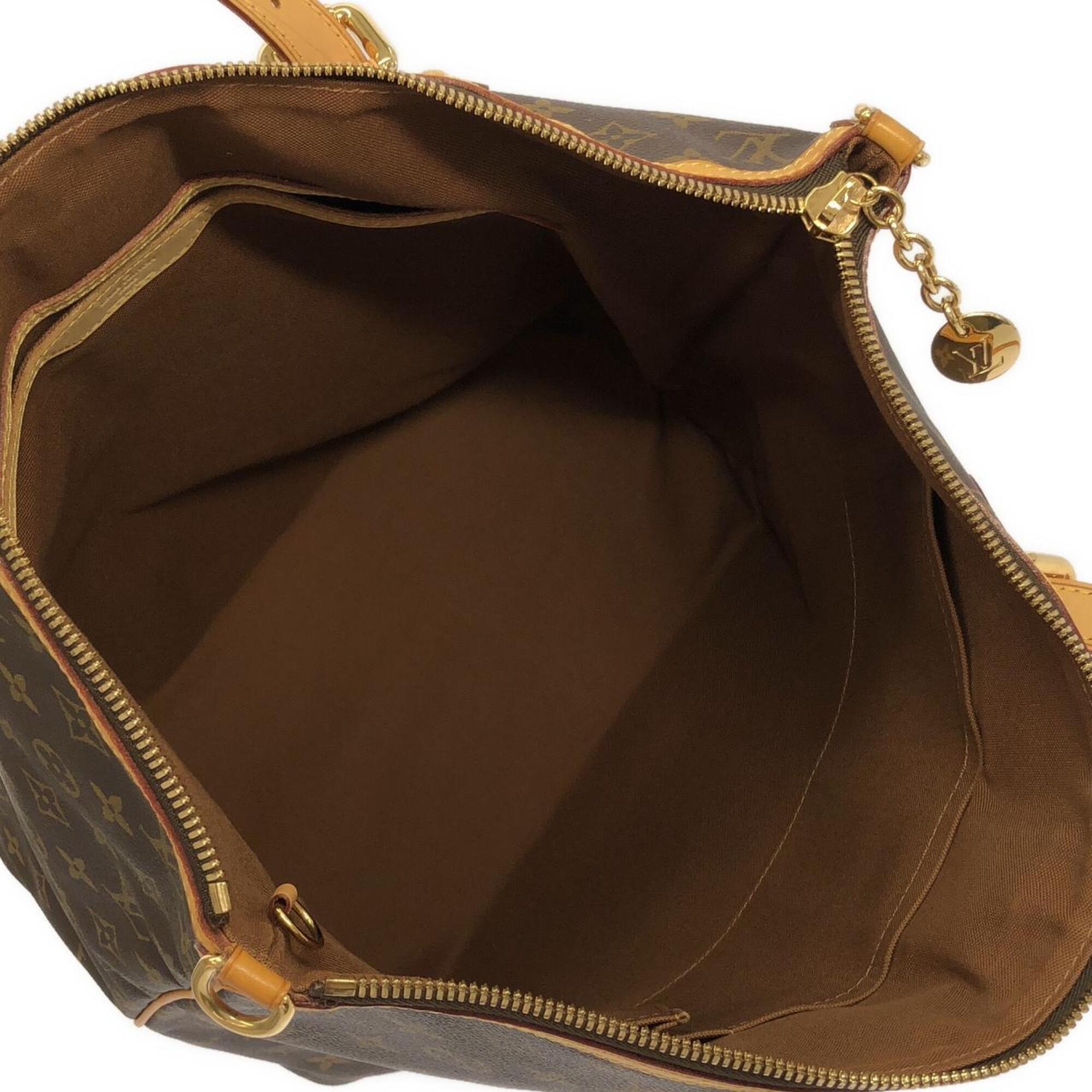 Louis Vuitton Marron Coated Canvas Handbag (Pre-Owned)