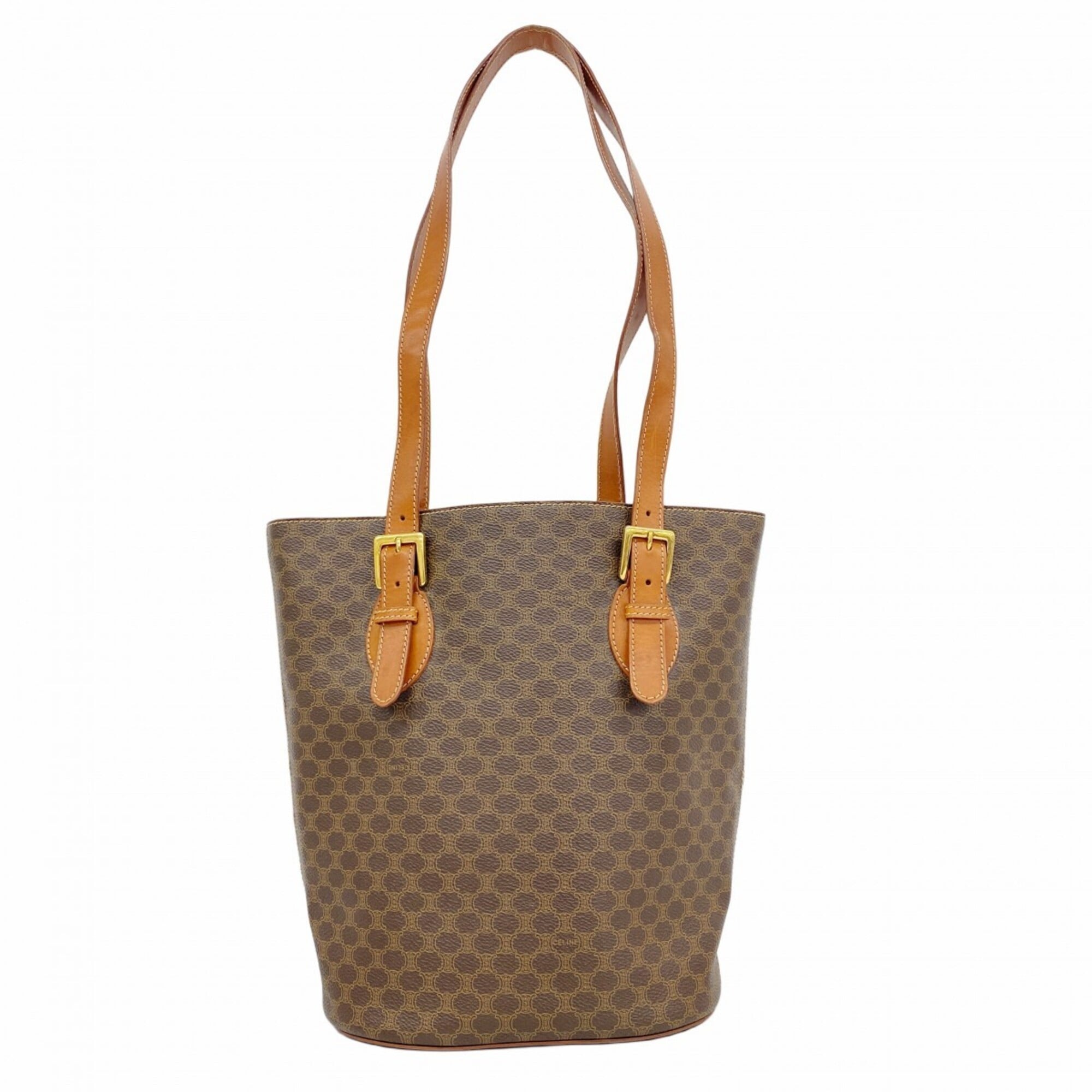 Celine Brown Pvc Tote Bag (Pre-Owned)