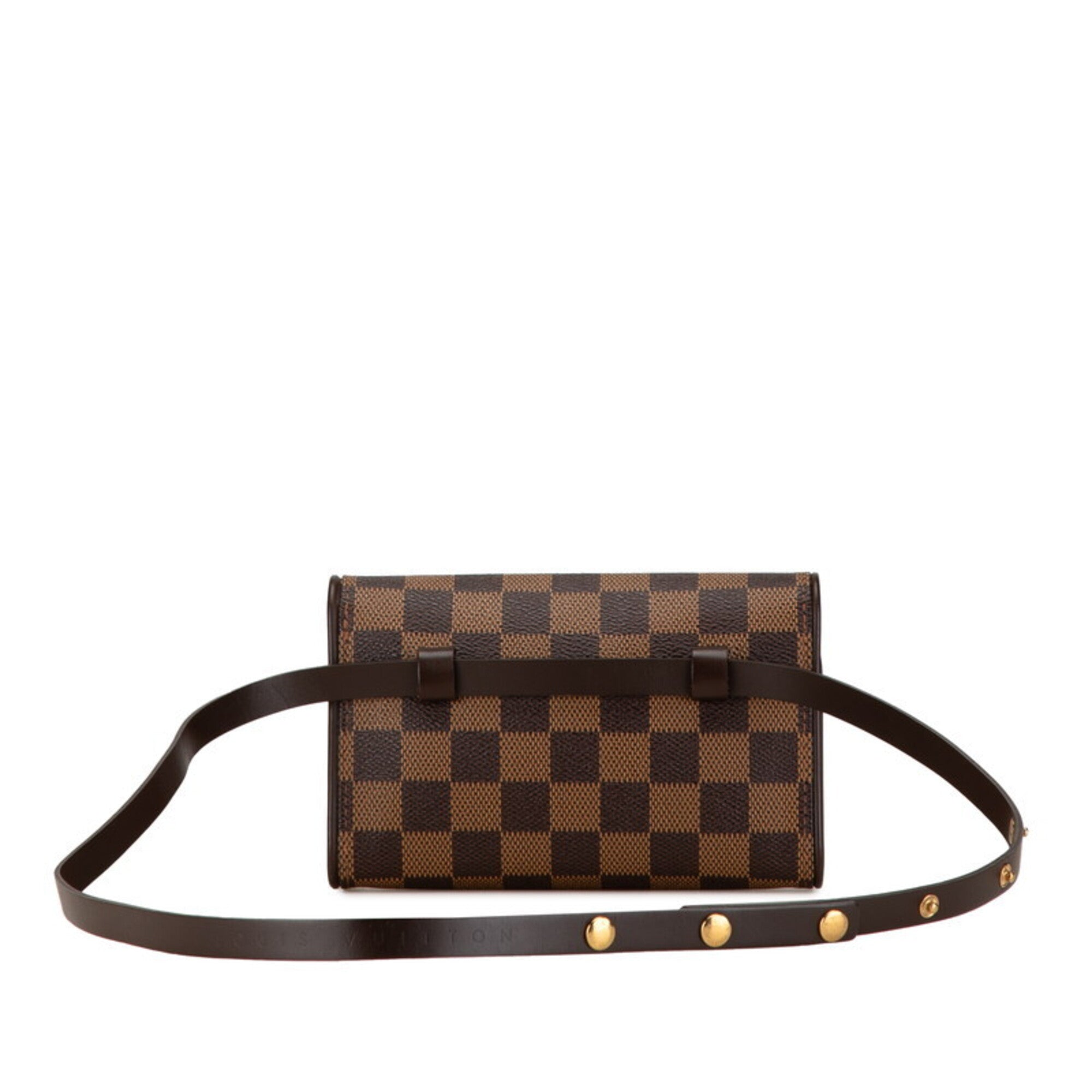 Louis Vuitton Brown Pvc Leather Fanny Pack Pochette Pouch (Pre-Owned)
