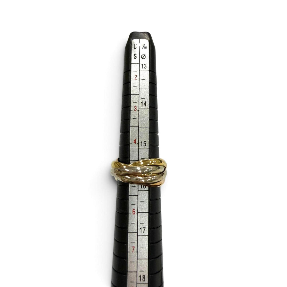 Cartier Pink Gold White Gold Yellow Gold Yellow Gold (18K) Pink Gold (18K) White Gold (18K) Band Ring (Pre-Owned)