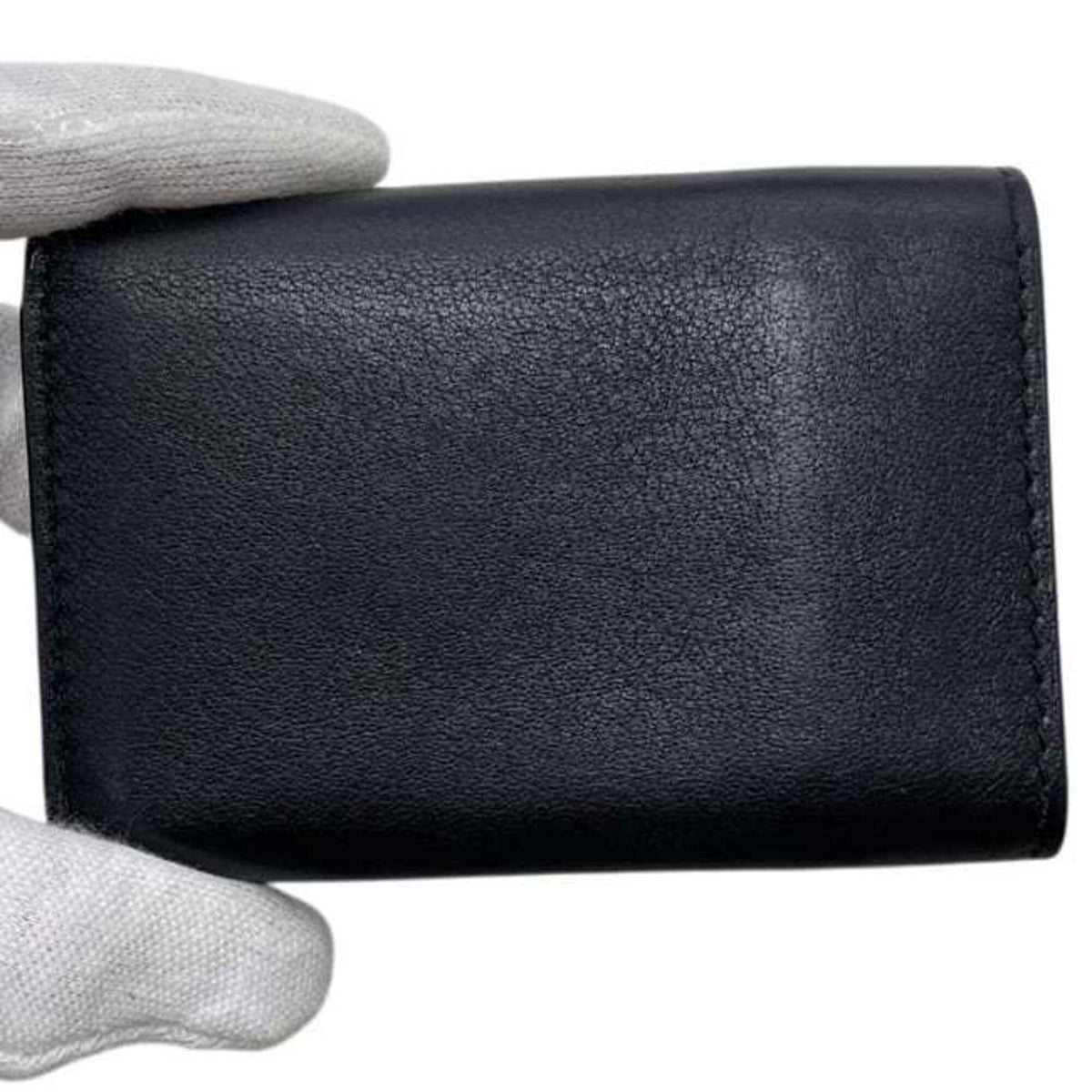 Balenciaga Black Leather Wallet (Tri-Fold) (Pre-Owned)