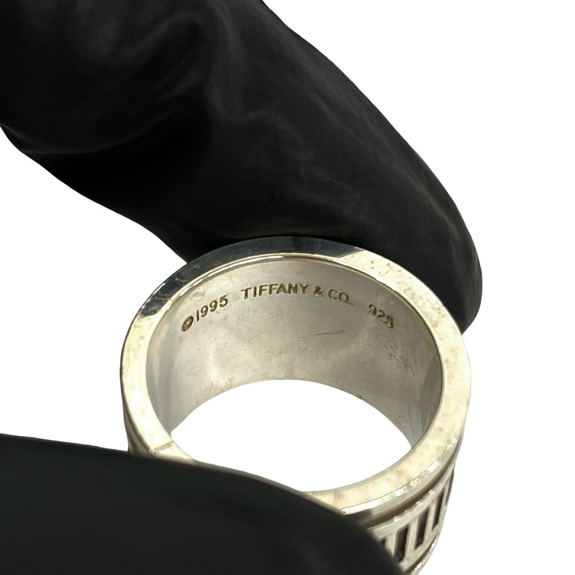 Tiffany Silver Silver 925 Band Ring (Pre-Owned)