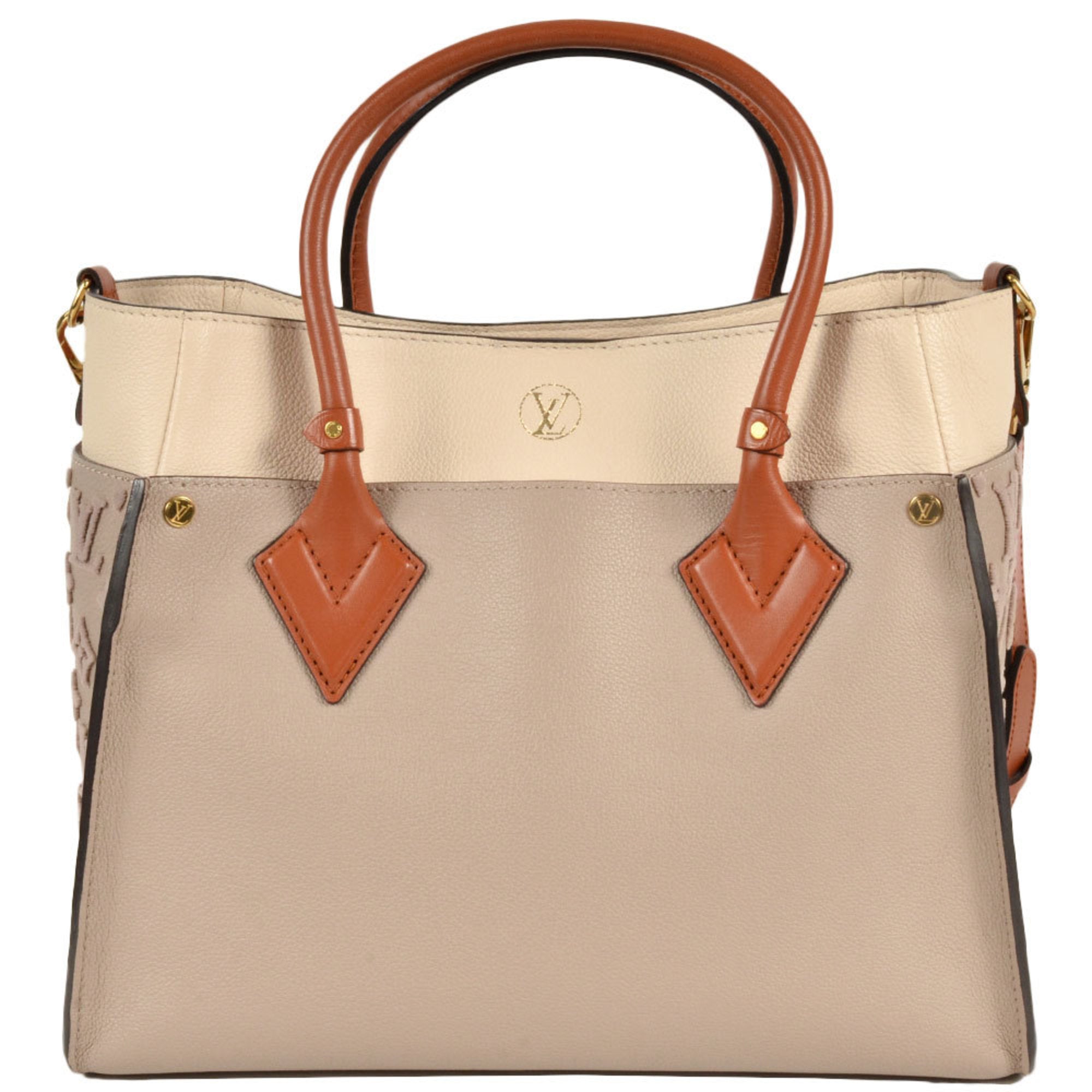 Louis Vuitton Beige Galle Leather Handbag (Pre-Owned)