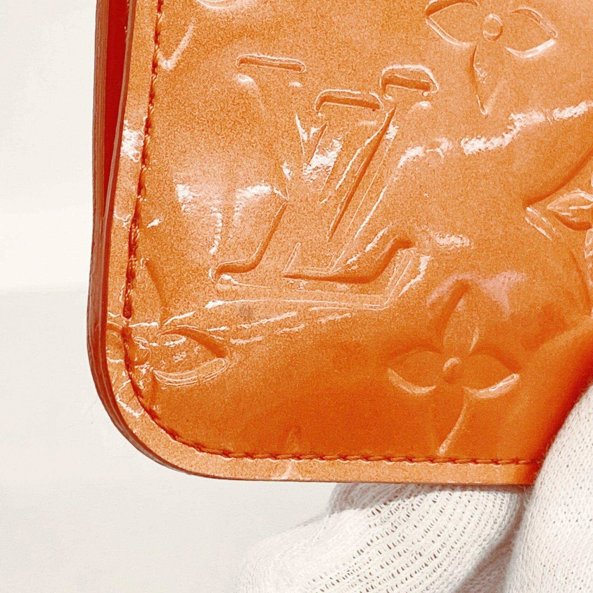 Louis Vuitton Orange Sunset Coin Purse/Coin Case (Pre-Owned)