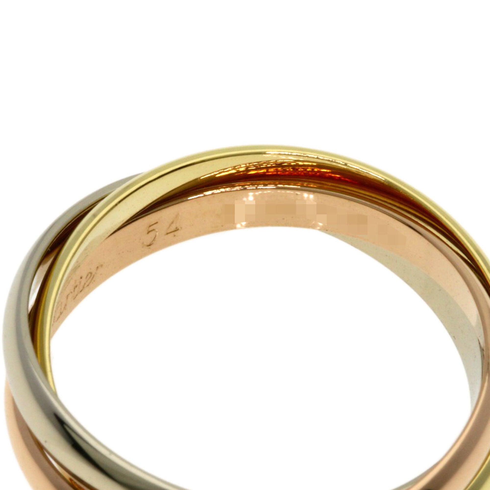 Cartier Trinity Yellow Gold (18K) Pink Gold (18K) White Gold (18K) Band Ring (Pre-Owned)