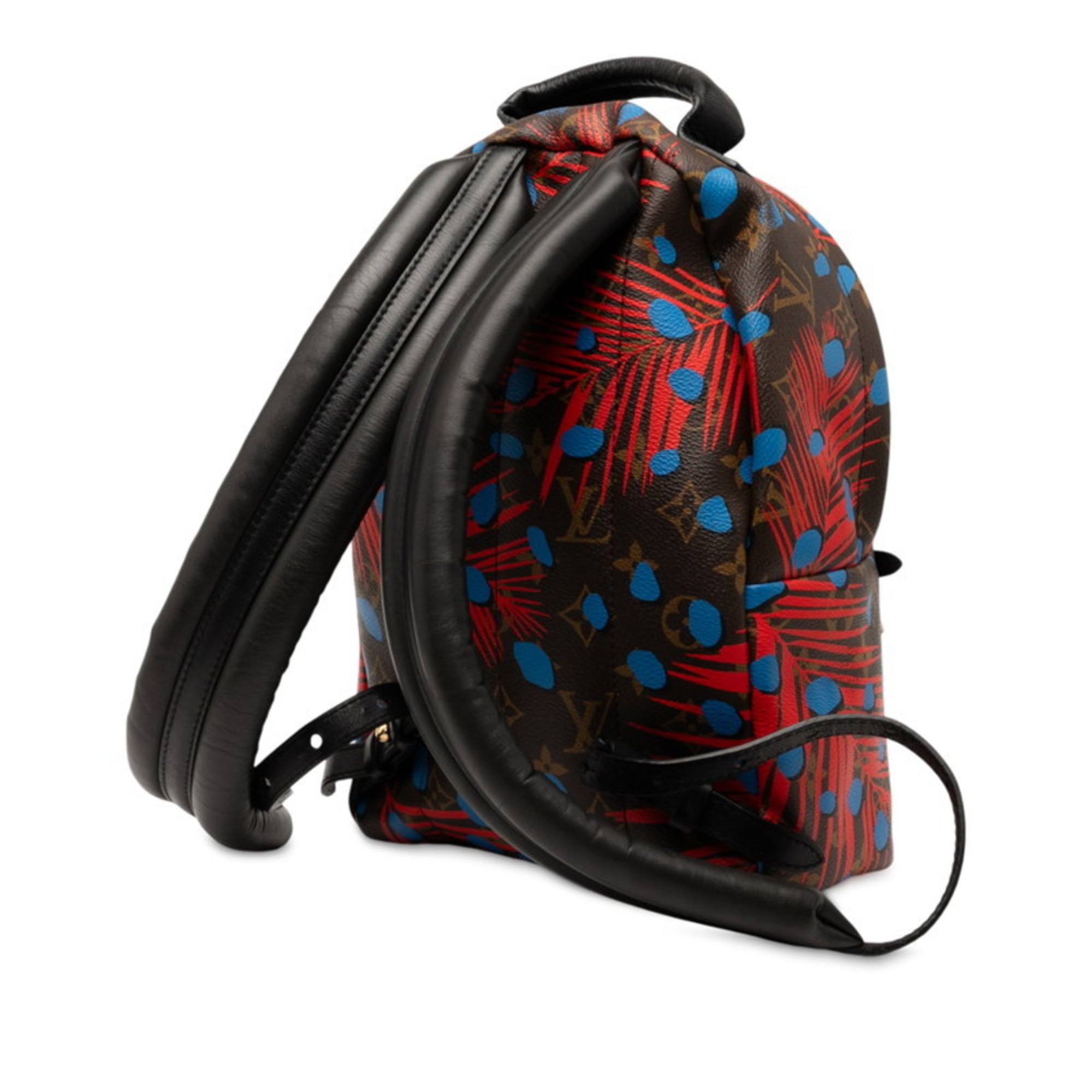 Louis Vuitton Brown Multi-Color Red Color Pvc Leather Backpack (Pre-Owned)
