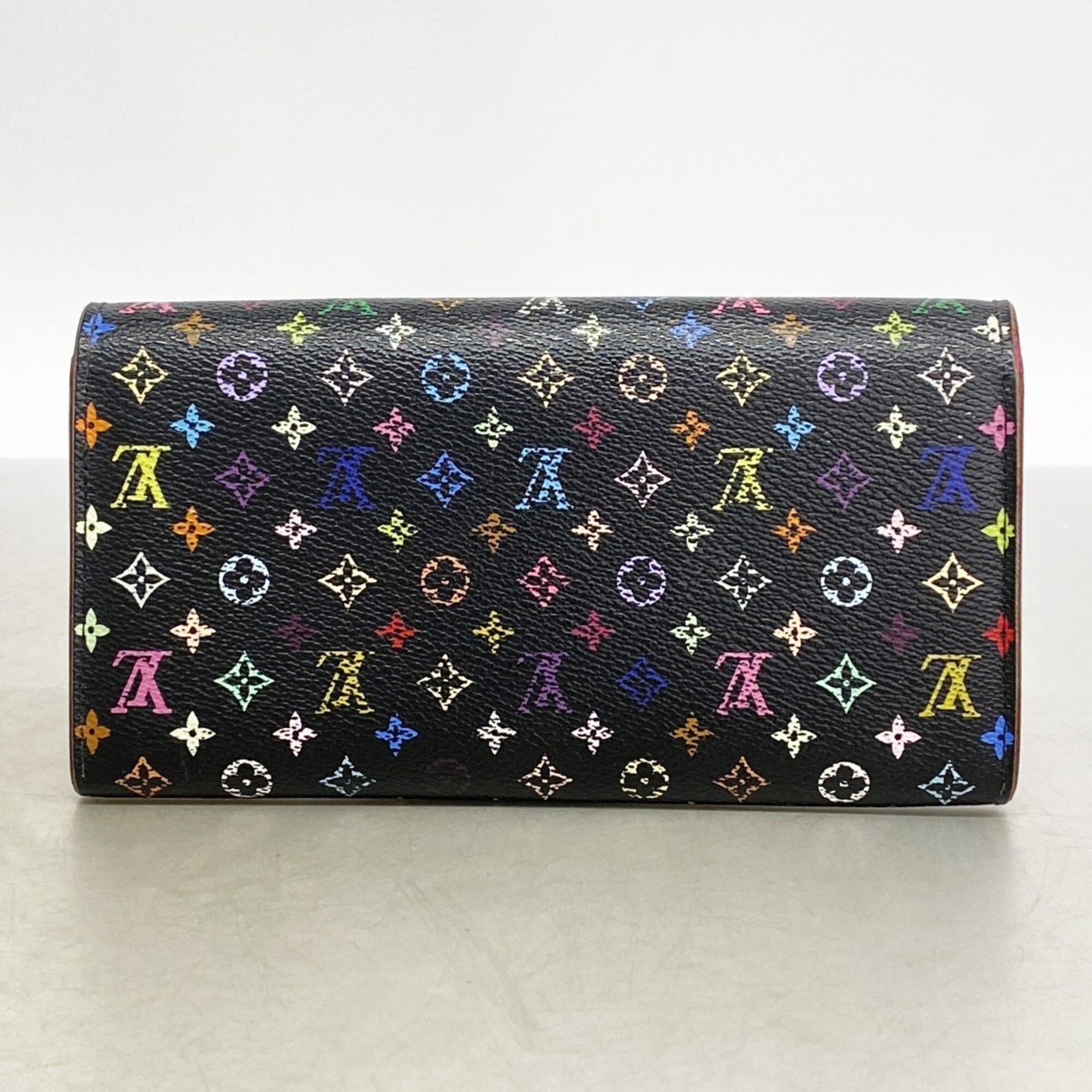 Louis Vuitton Grenade Noir Long Wallet (Bi-Fold) (Pre-Owned)