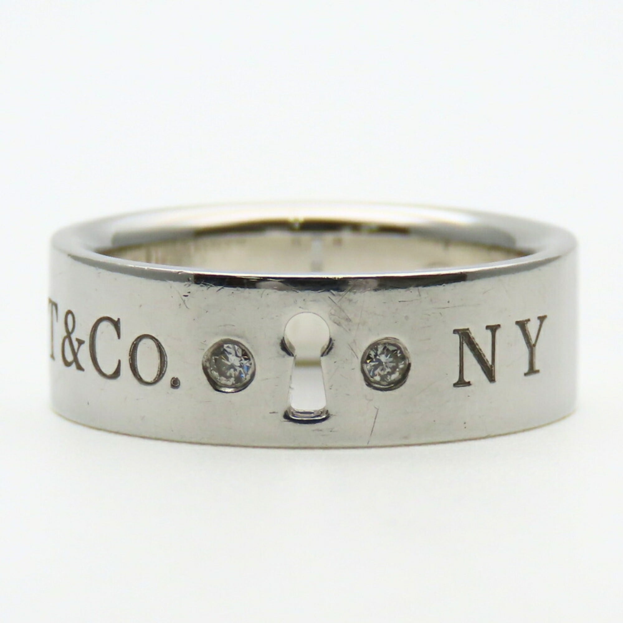 Tiffany Silver Silver 925 Band Ring (Pre-Owned)