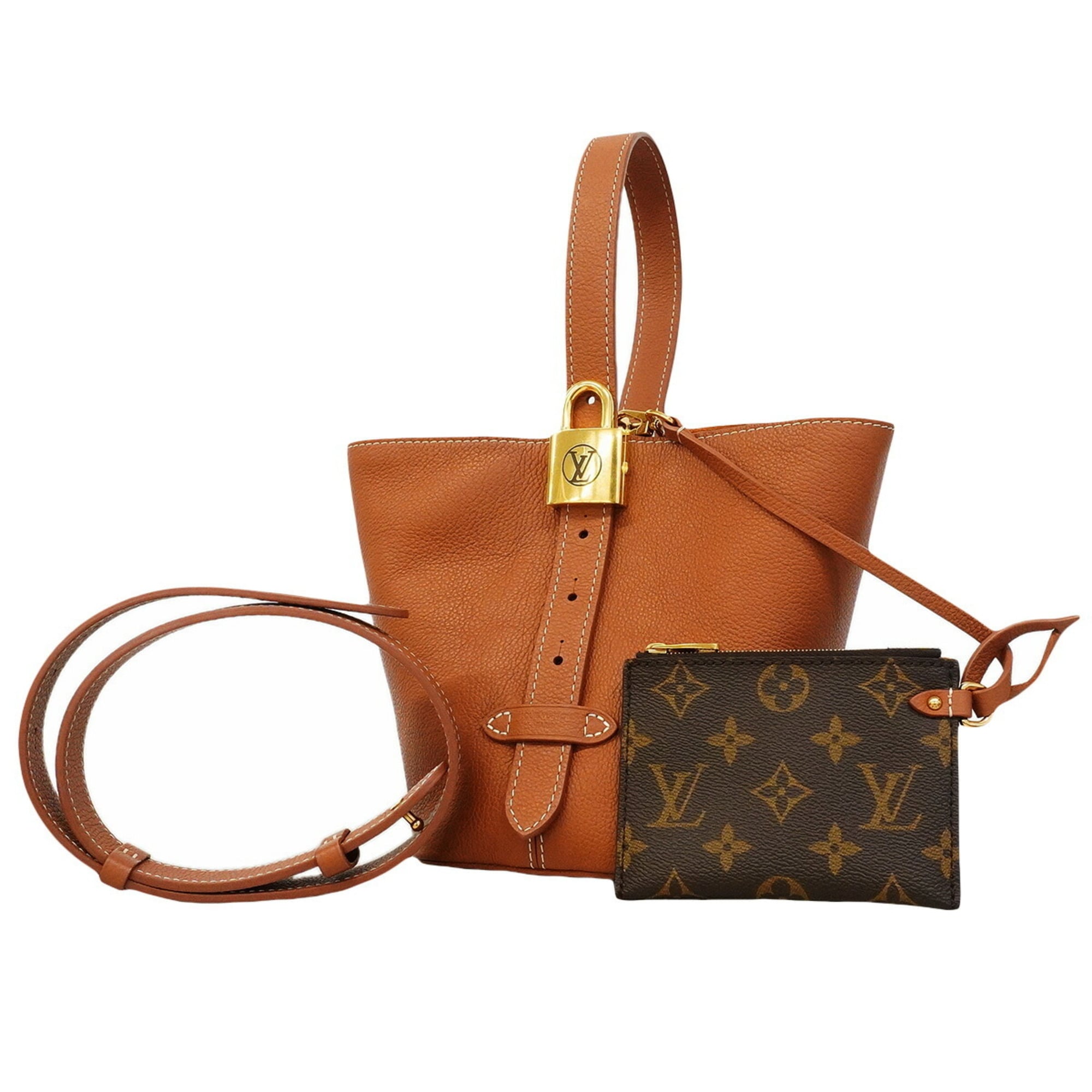 Louis Vuitton Cognac Handbag (Pre-Owned)