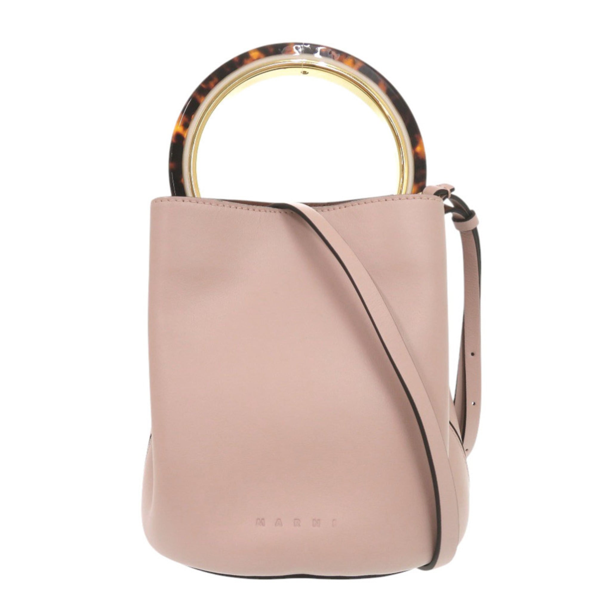 Marni Pink Leather Handbag (Pre-Owned)