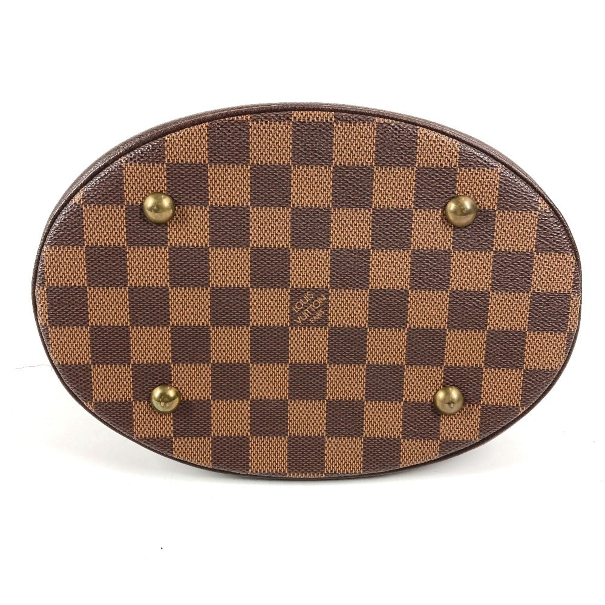 Louis Vuitton Brown Ebene Damier Canvas Shoulder Bag Tote Bag (Pre-Owned)