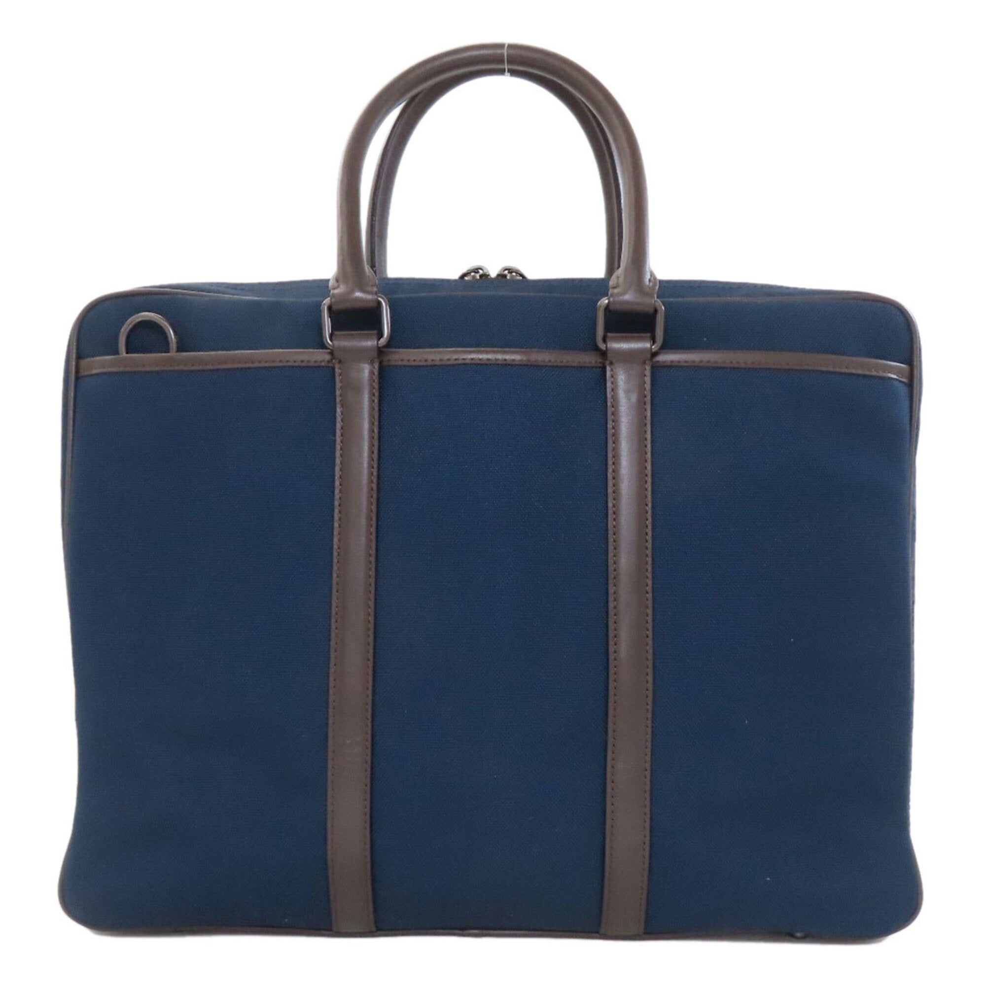 Coach Black Blue Nylon Briefcase (Pre-Owned)