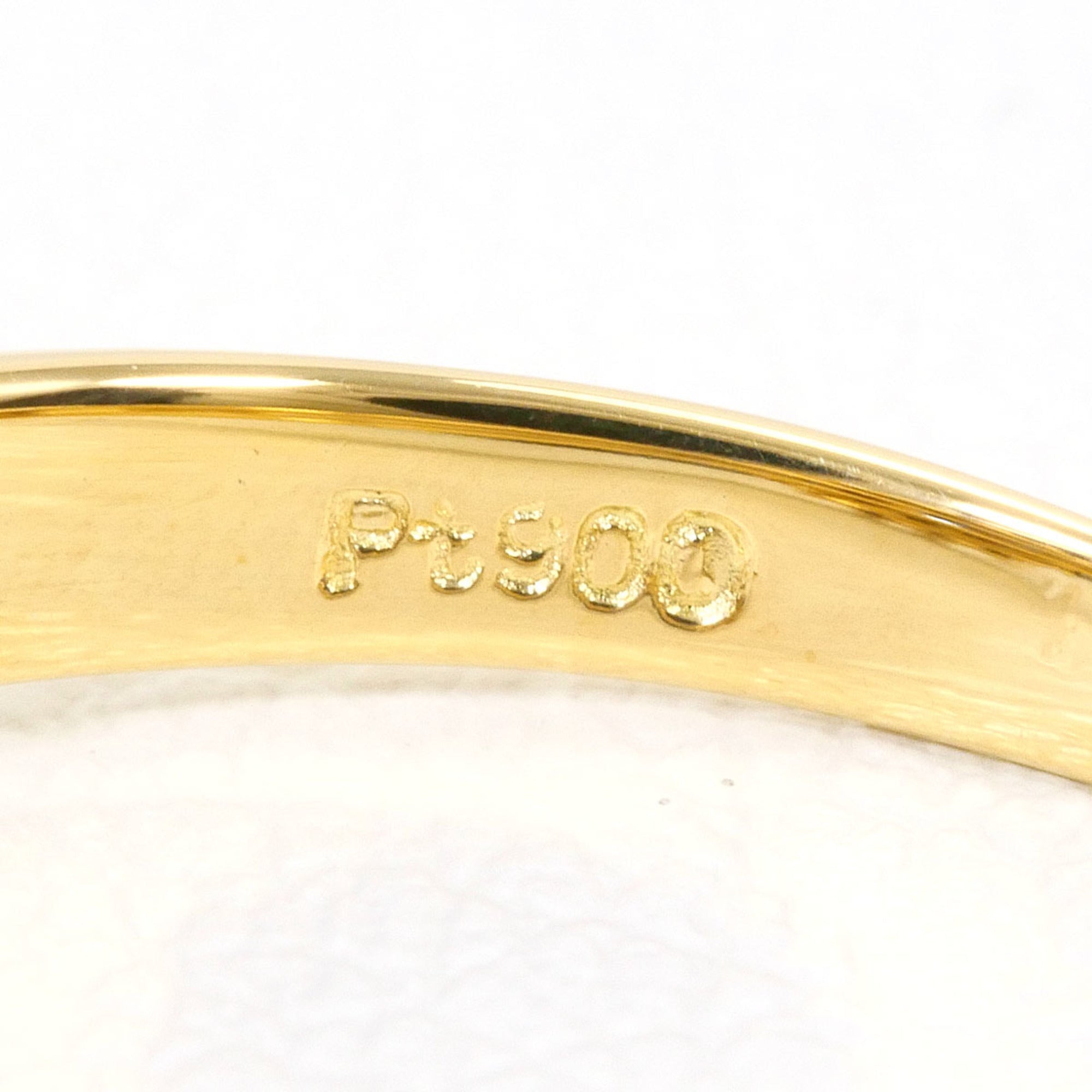 Unbranded Platinum Yellow Gold Yellow Gold (18K) Platinum 900 Band Ring (Pre-Owned)