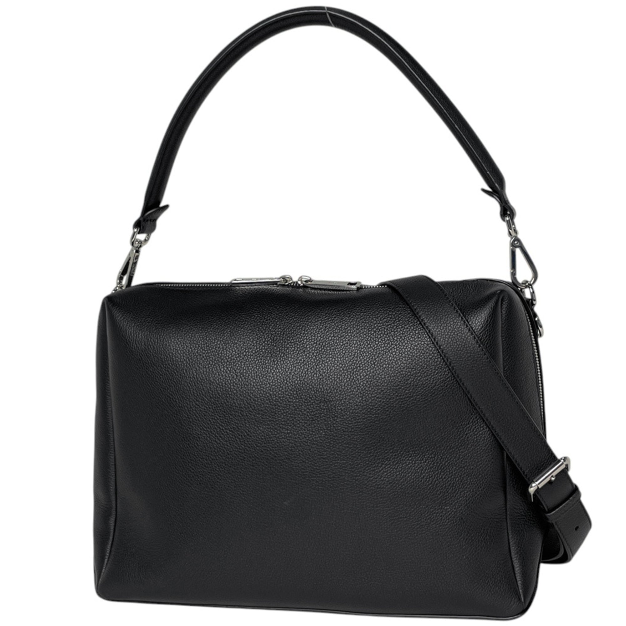 Fendi Black Leather Handbag (Pre-Owned)