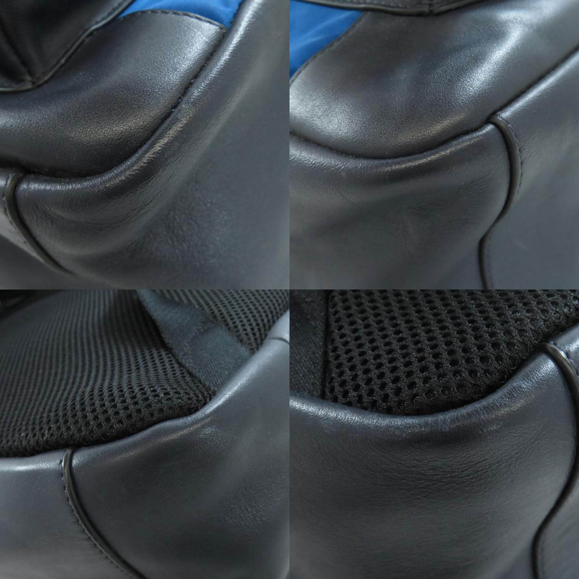 Coach Blue Leather Backpack (Pre-Owned)