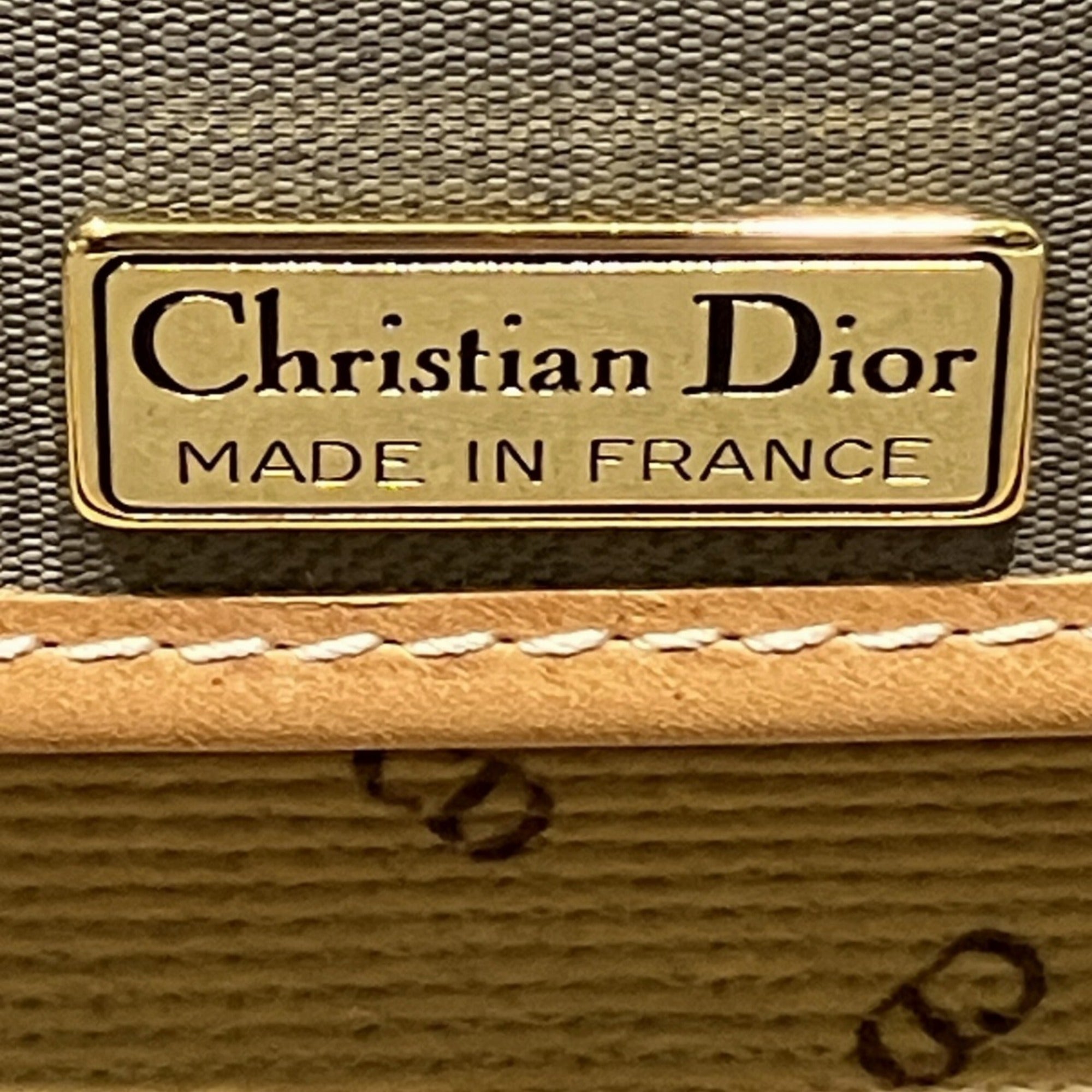 Christian Dior Gray Pvc Clutch Bag (Pre-Owned)