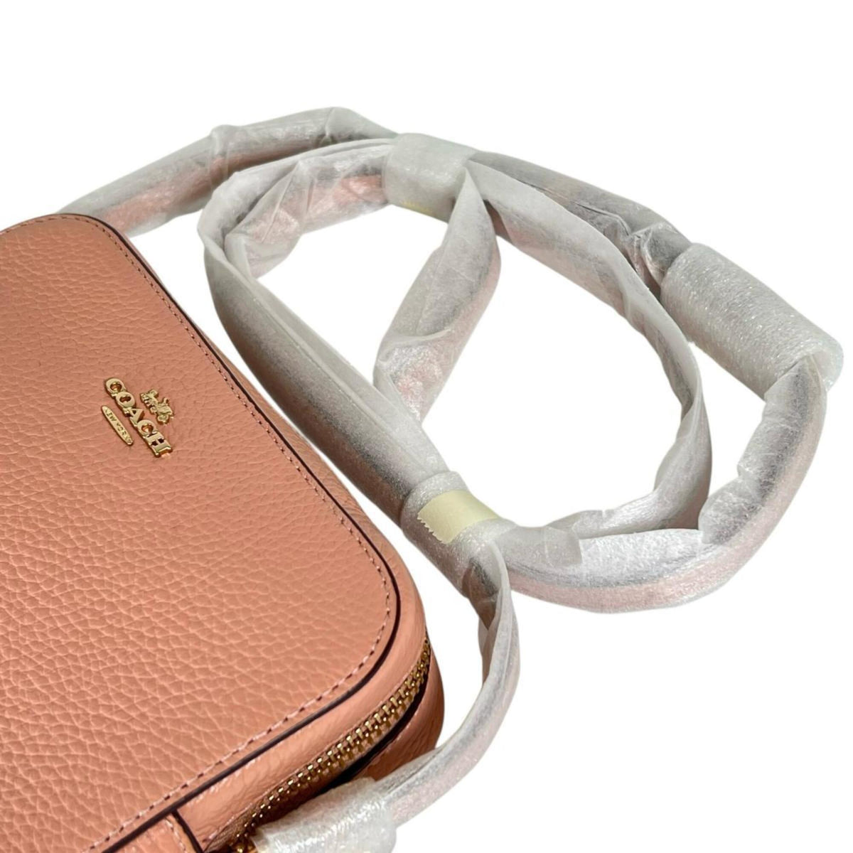 Coach Pink Leather Shoulder Bag (Pre-Owned)