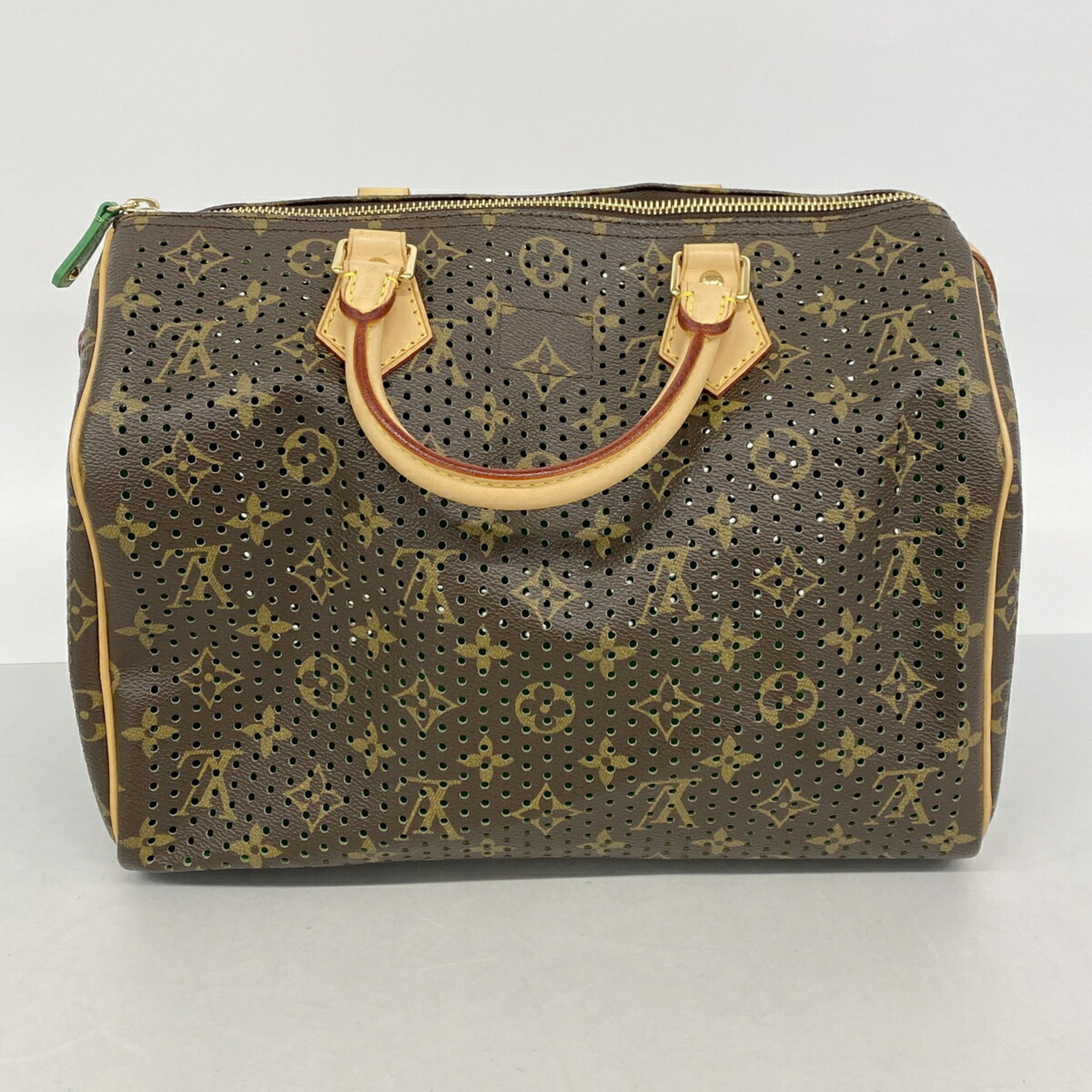 Louis Vuitton Brown Green Handbag (Pre-Owned)