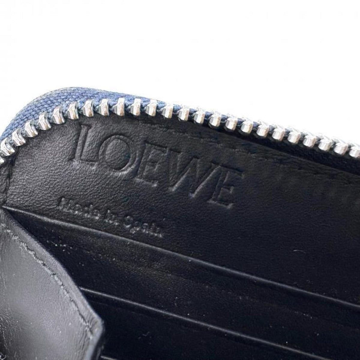 Loewe Navy Long Wallet (Bi-Fold) (Pre-Owned)