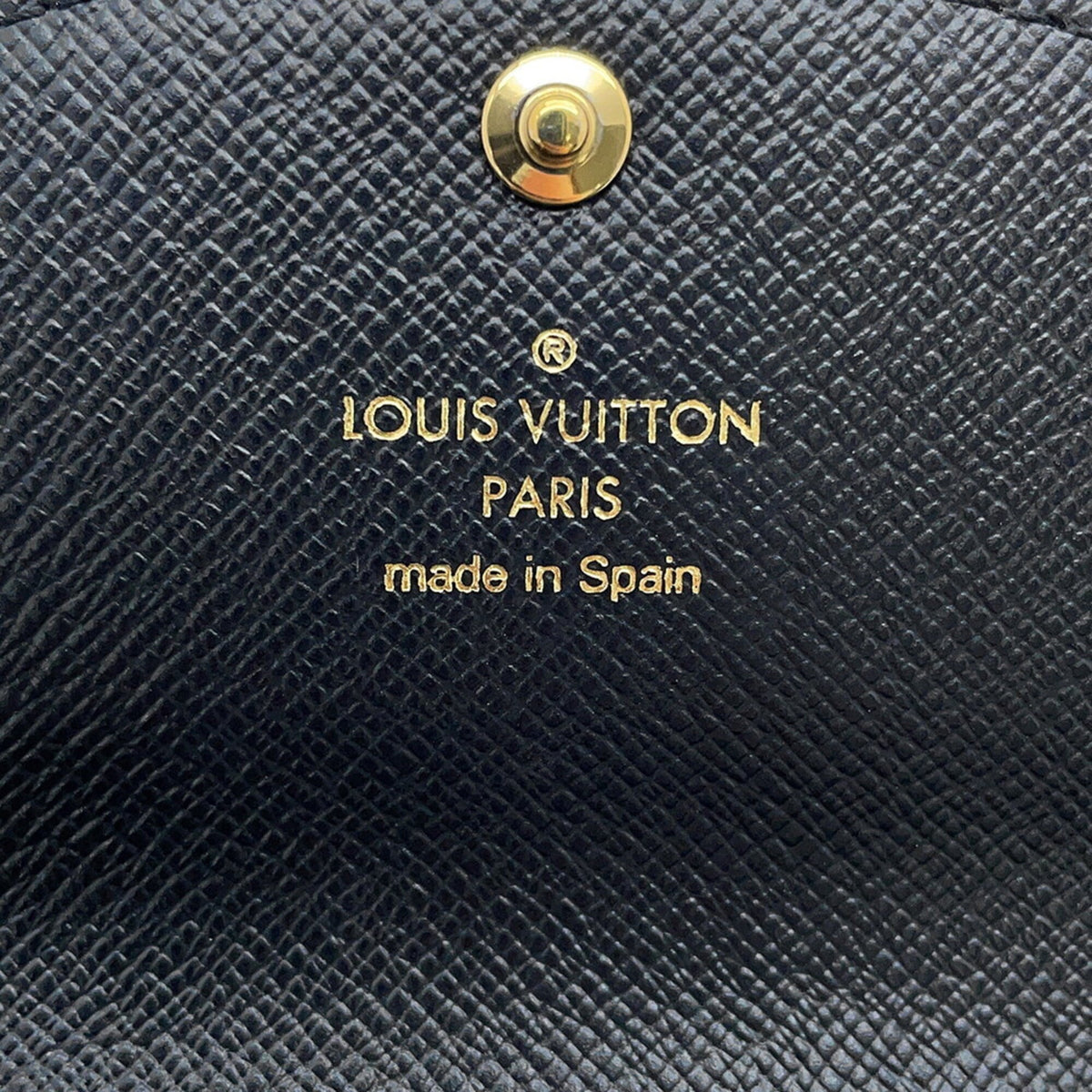 Louis Vuitton Monogram Reverse Black Noir Monogram Reverse Monogram Coin Purse/Coin Case (Pre-Owned)