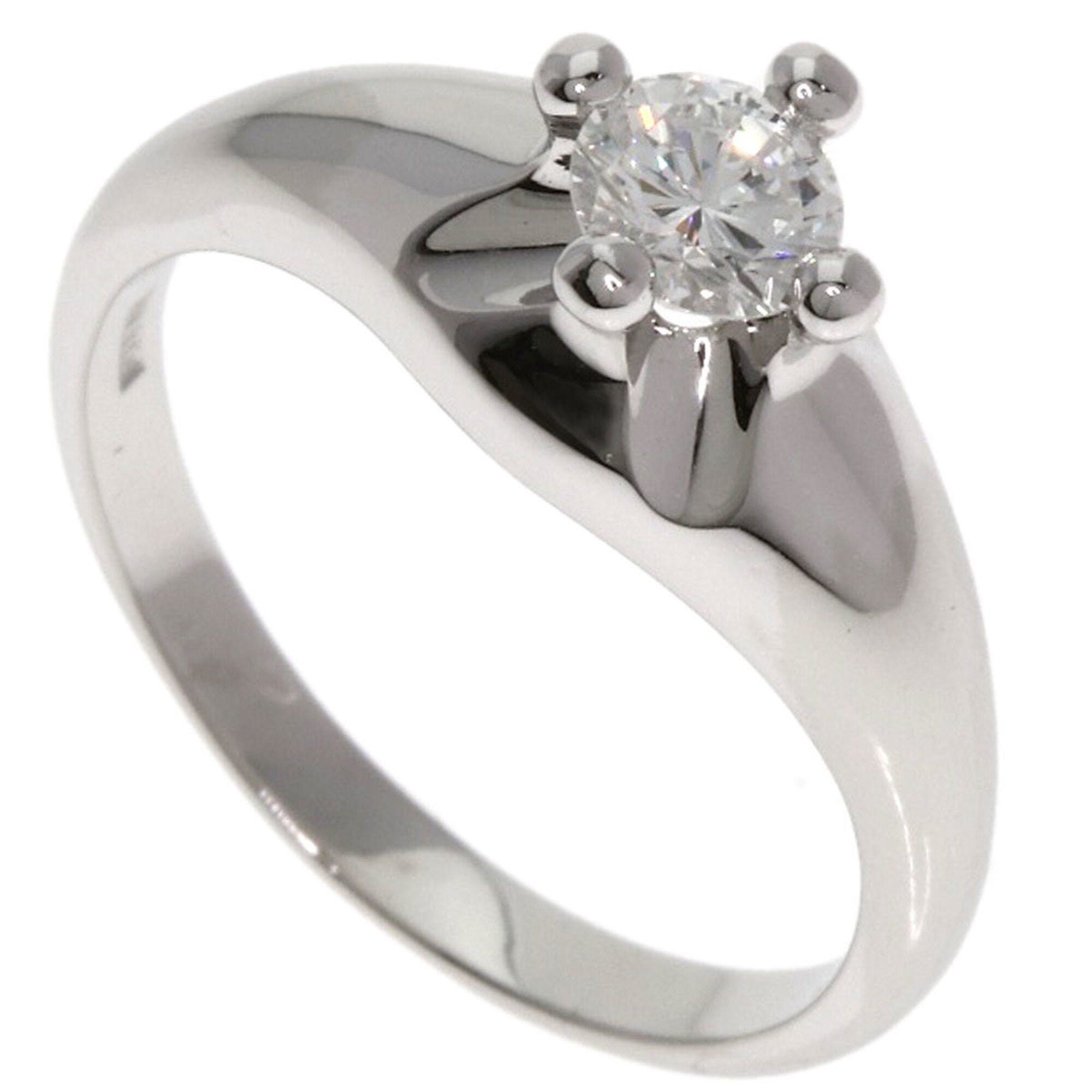 Bvlgari Platinum Platinum 950 Band Ring (Pre-Owned)