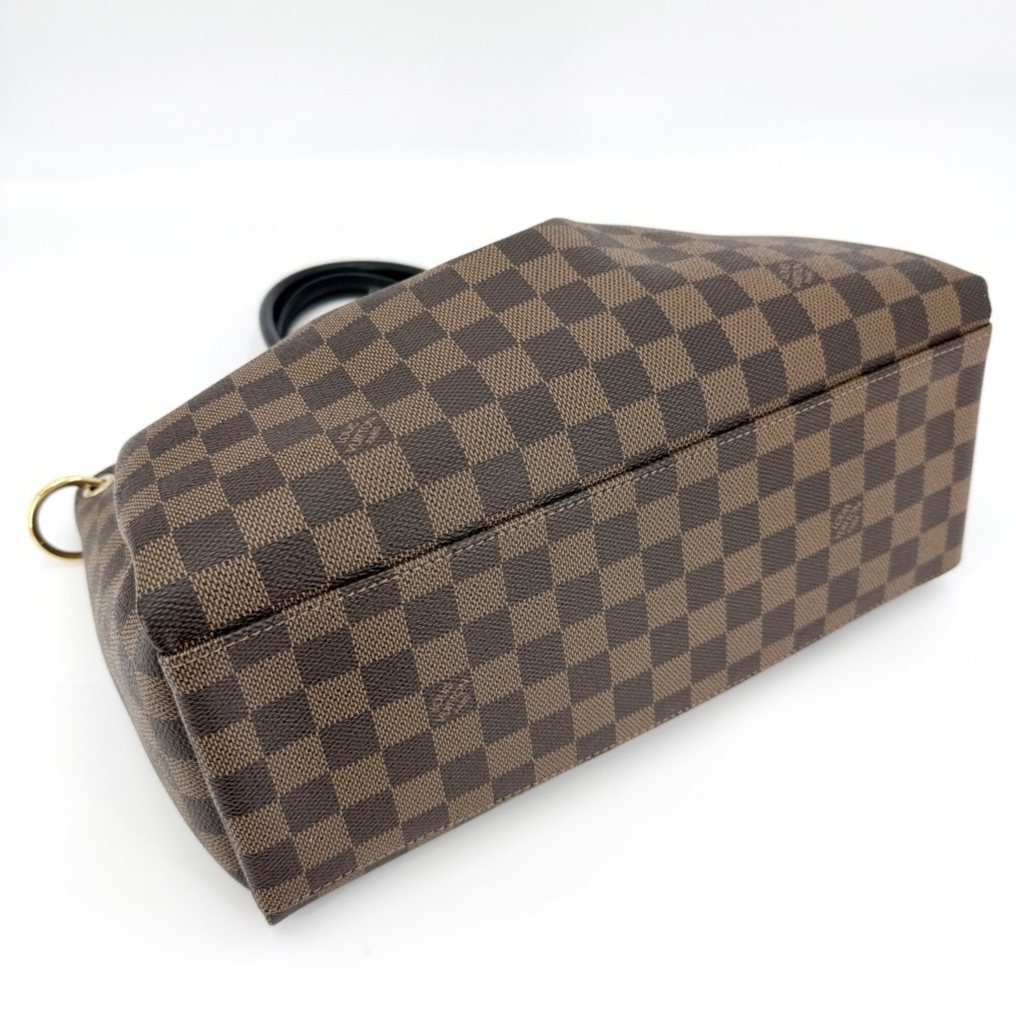 Louis Vuitton Brown Damier Canvas Handbag Shoulder Bag (Pre-Owned)