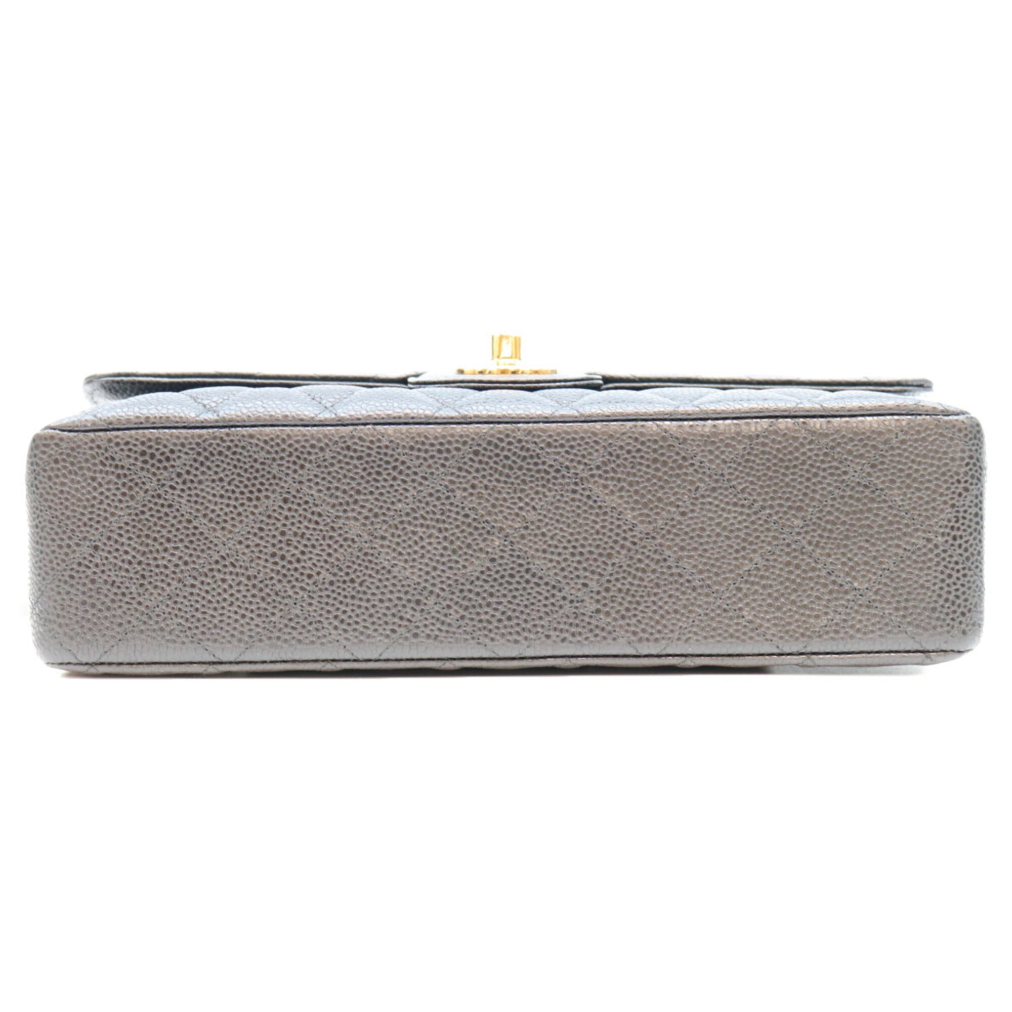 Chanel Black Grained Calfskin Shoulder Bag (Pre-Owned)