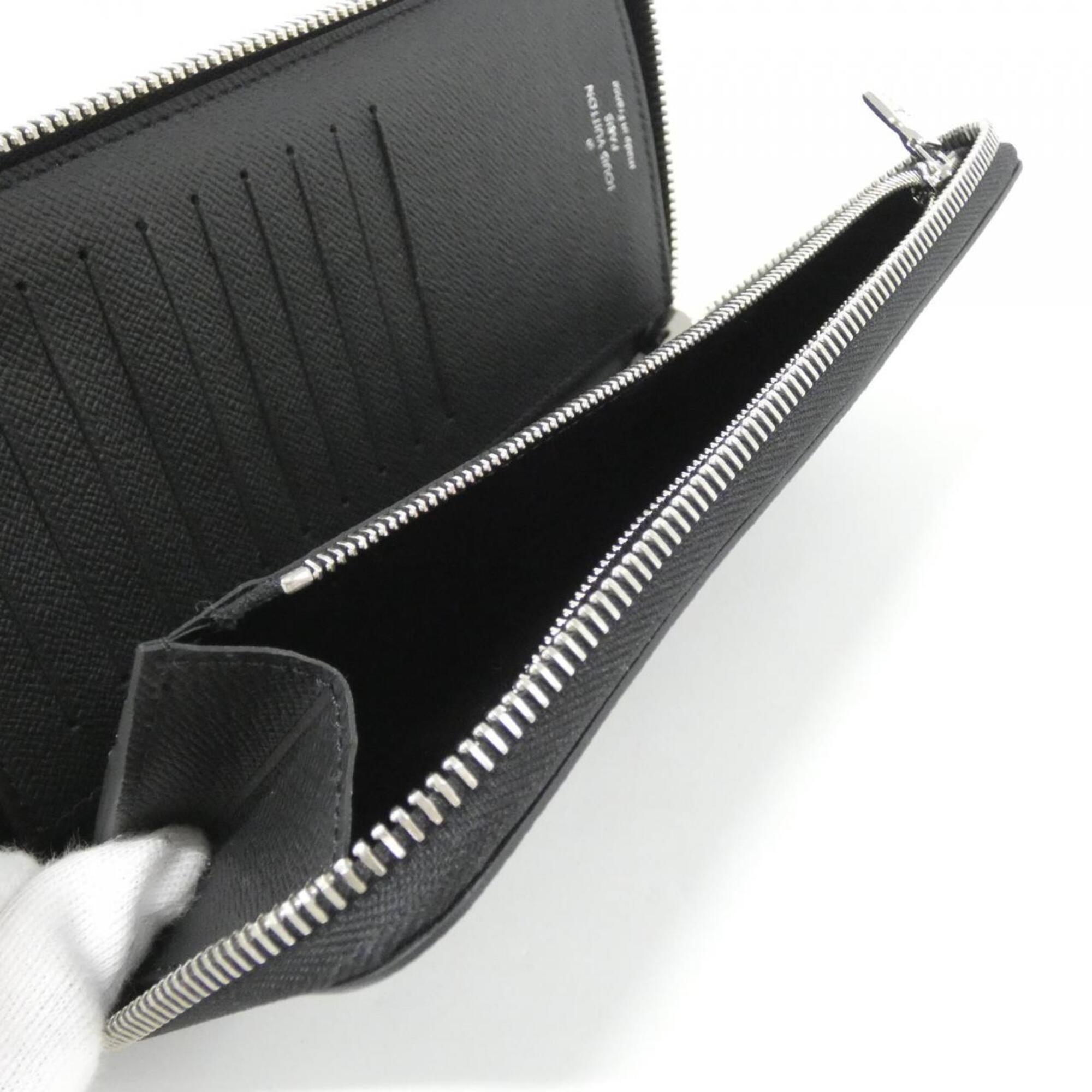 Louis Vuitton Dark Gray Graphite Coated Canvas Long Wallet (Bi-Fold) (Pre-Owned)