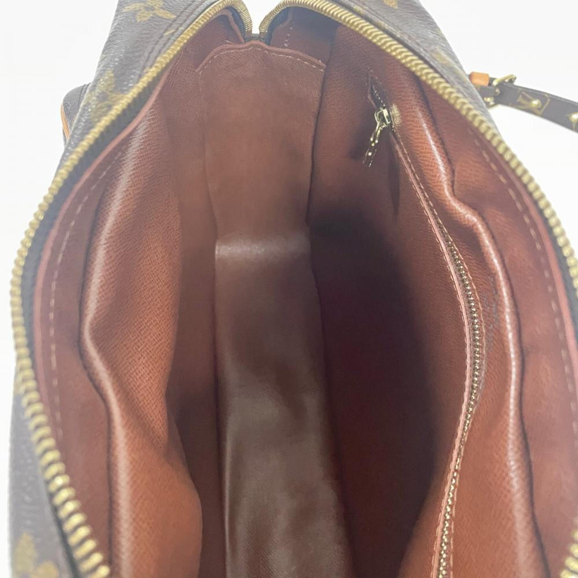 Louis Vuitton Brown Monogram Canvas Shoulder Bag (Pre-Owned)