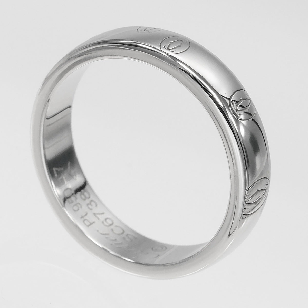 Cartier Platinum 950 Band Ring (Pre-Owned)