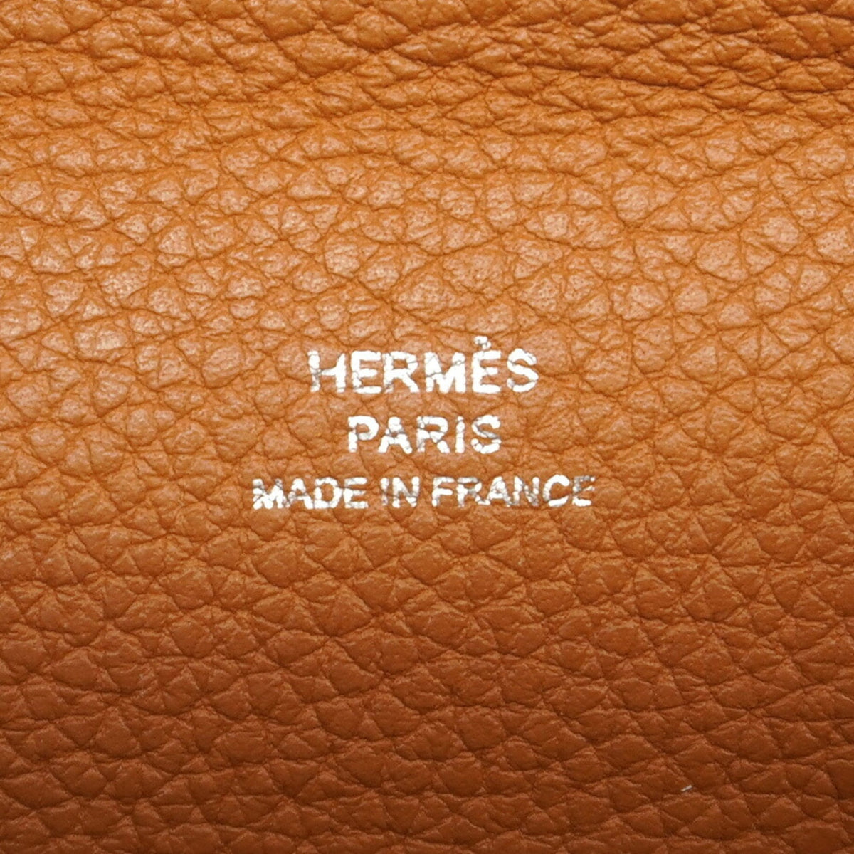 Hermes Gold Togo Leather Shoulder Bag (Pre-Owned)