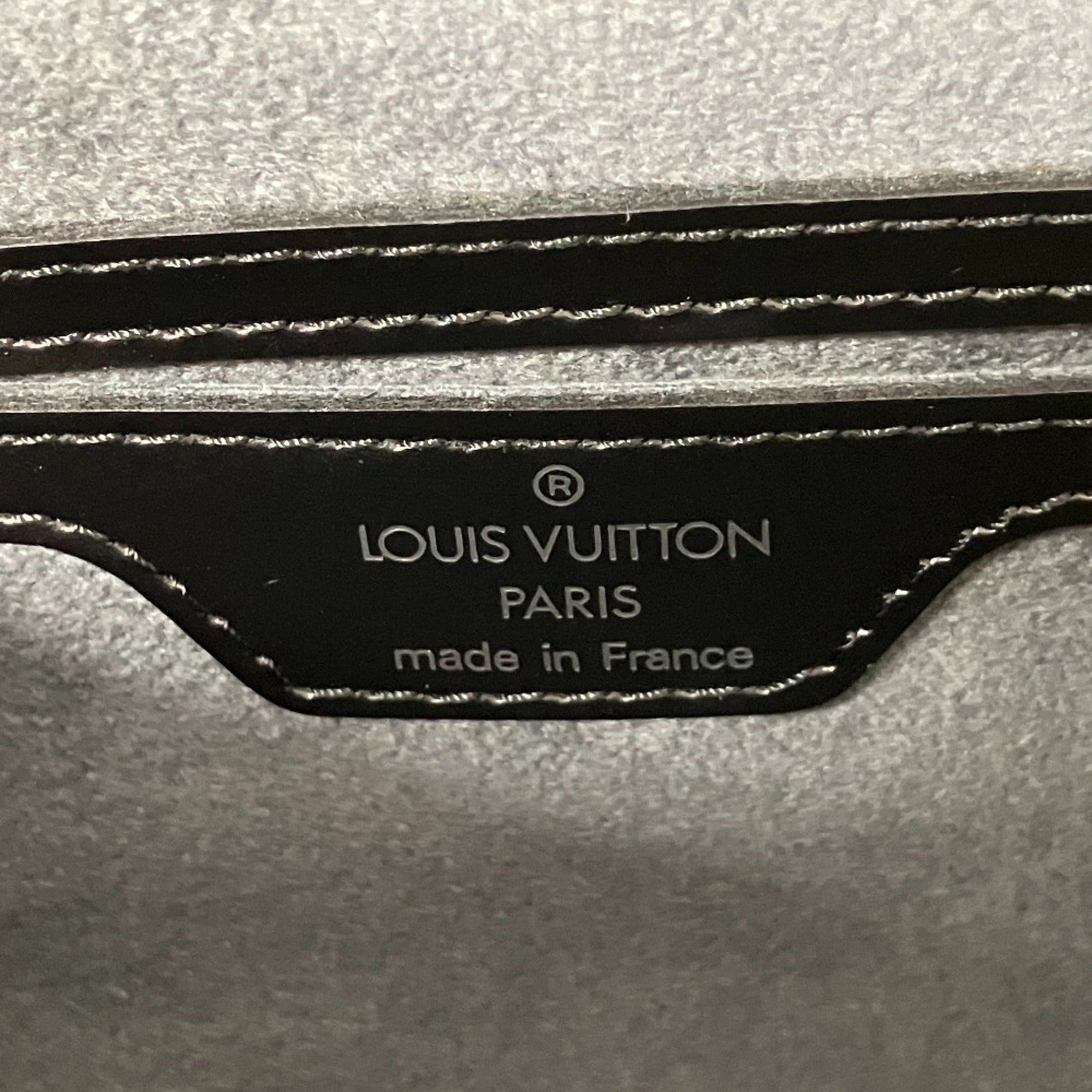 Louis Vuitton Noir Epi Leather Boston Bag (Pre-Owned)