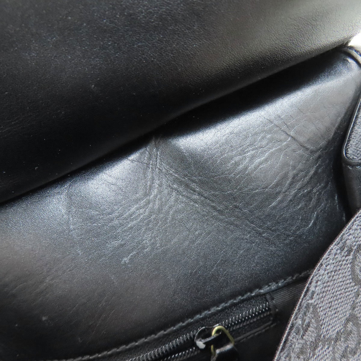 Gucci Black Canvas Shoulder Bag (Pre-Owned)