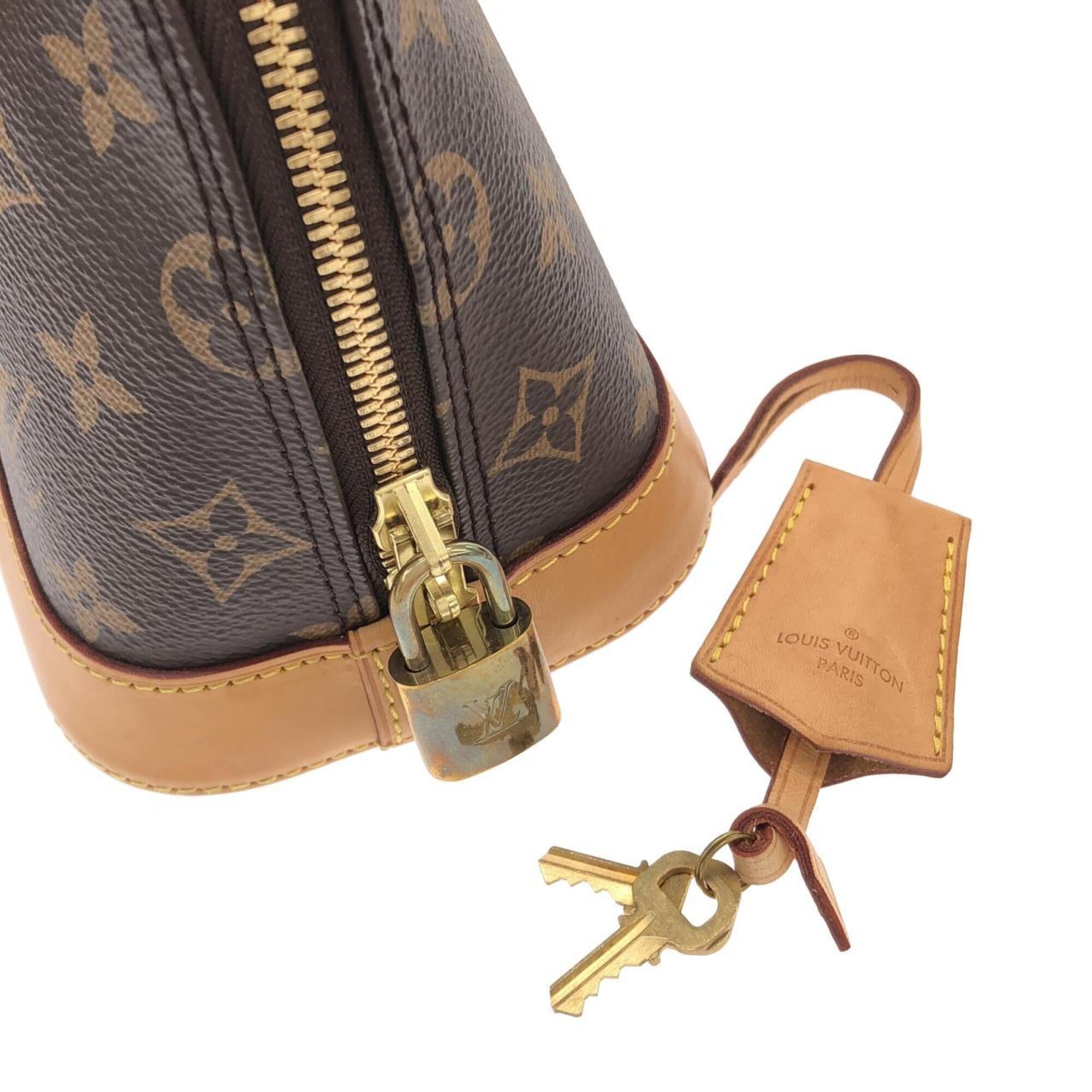 Louis Vuitton Brown Coated Canvas Handbag (Pre-Owned)