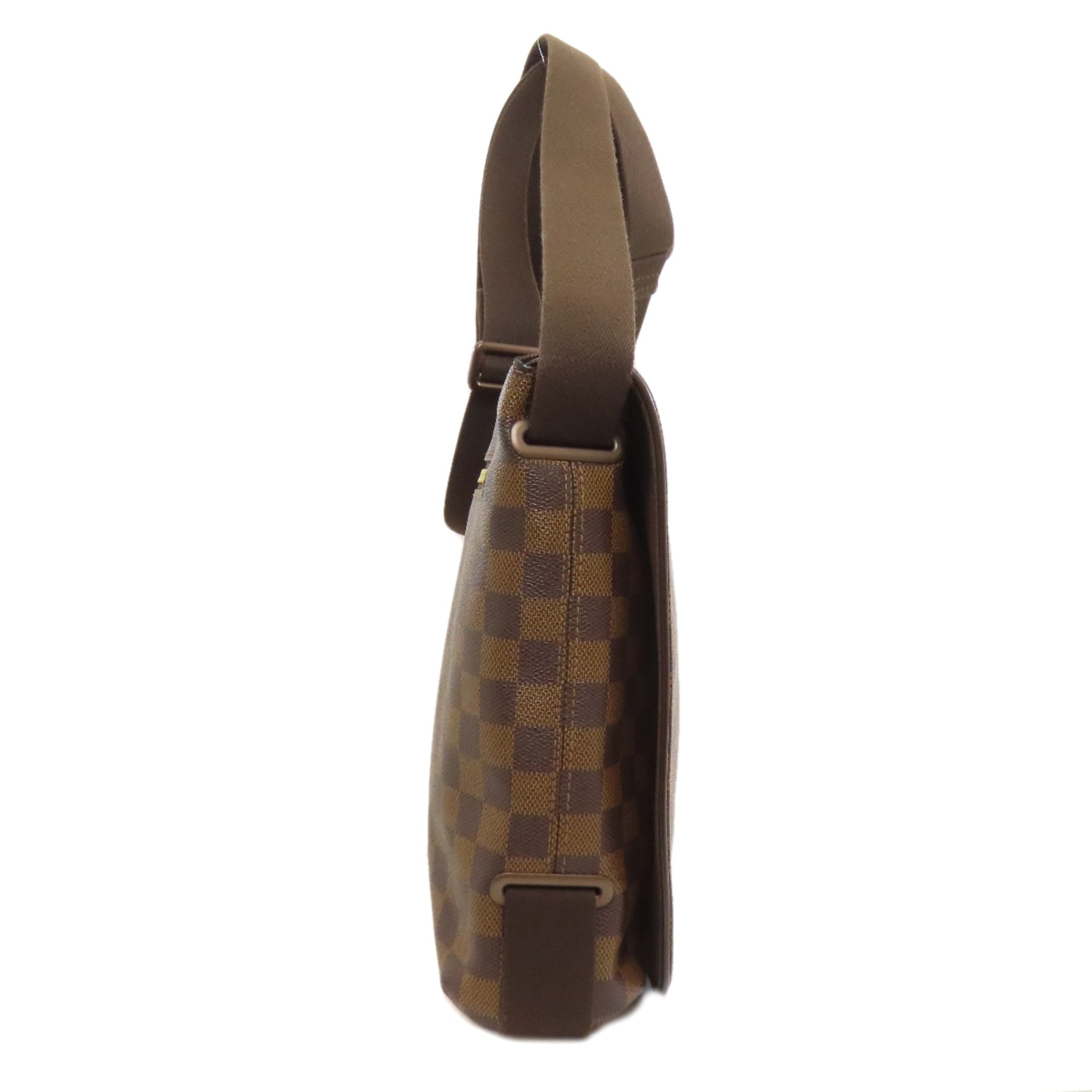 Louis Vuitton Brown Damier Canvas Ebene Damier Canvas Shoulder Bag (Pre-Owned)