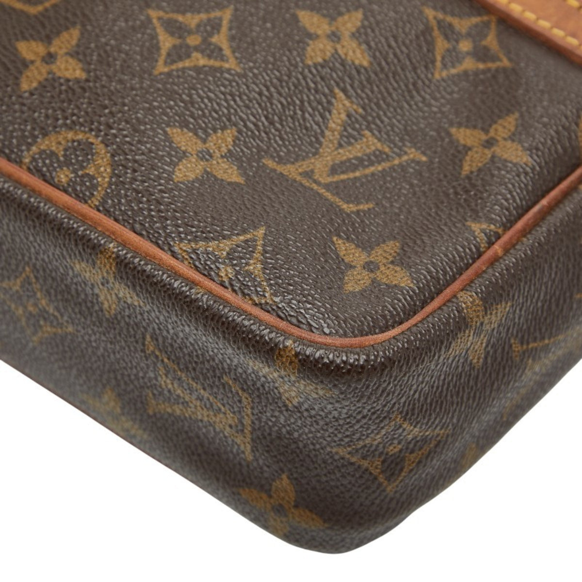 Louis Vuitton Brown Pvc Leather Briefcase (Pre-Owned)