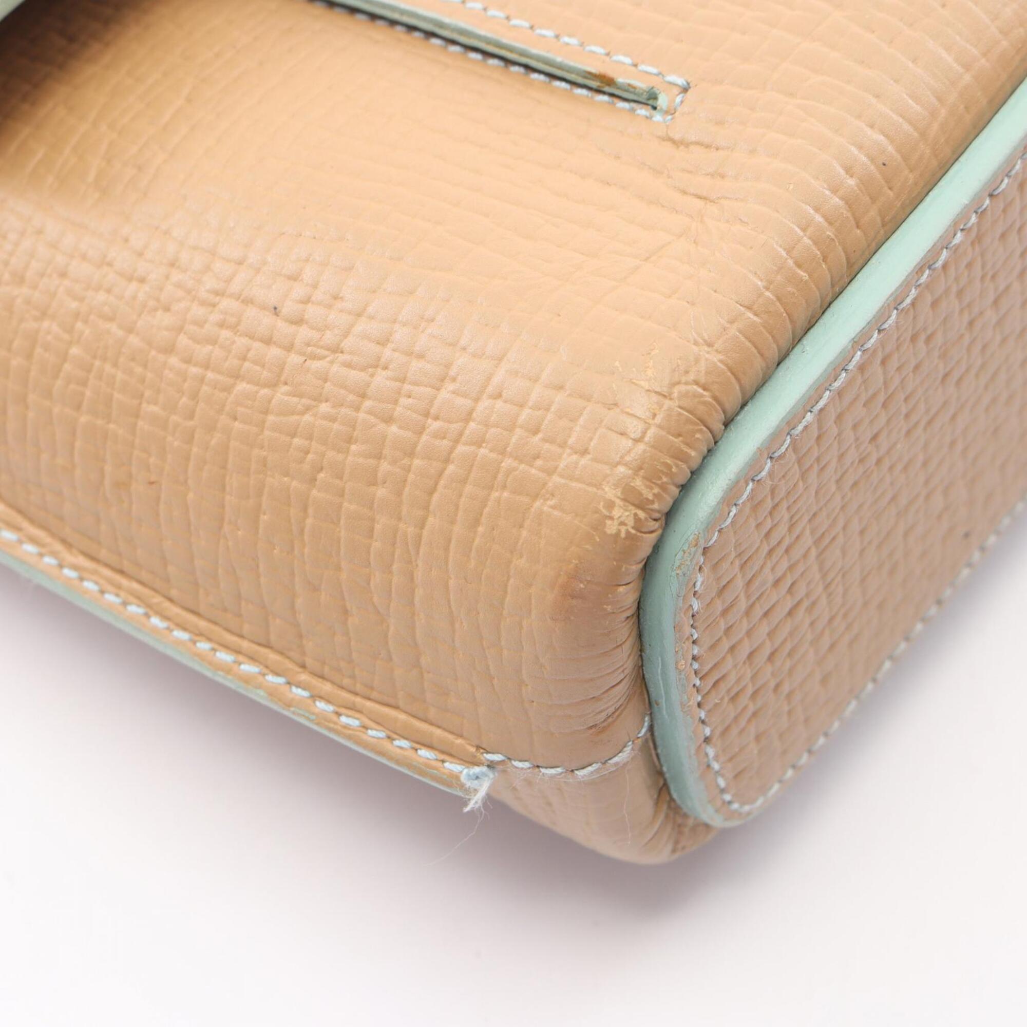 Loewe Beige Leather Shoulder Bag (Pre-Owned)