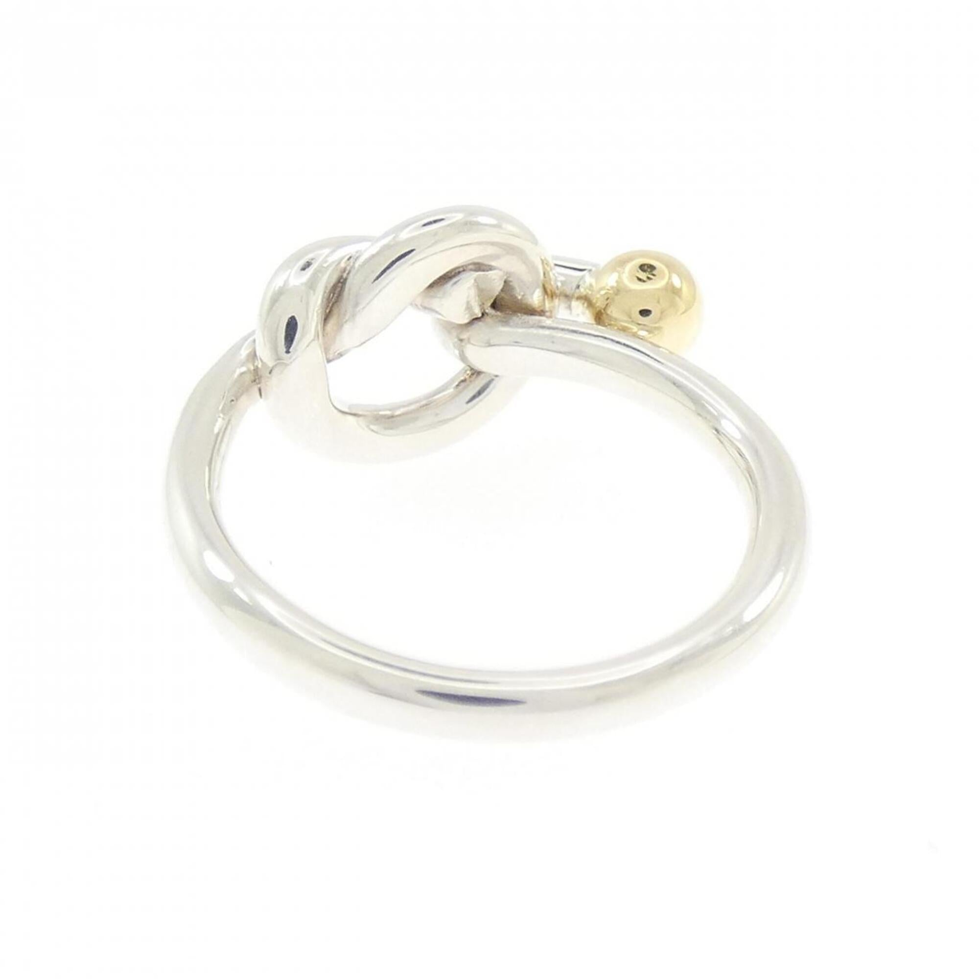 Tiffany Yellow Gold (18K) Silver 925 Band Ring (Pre-Owned)