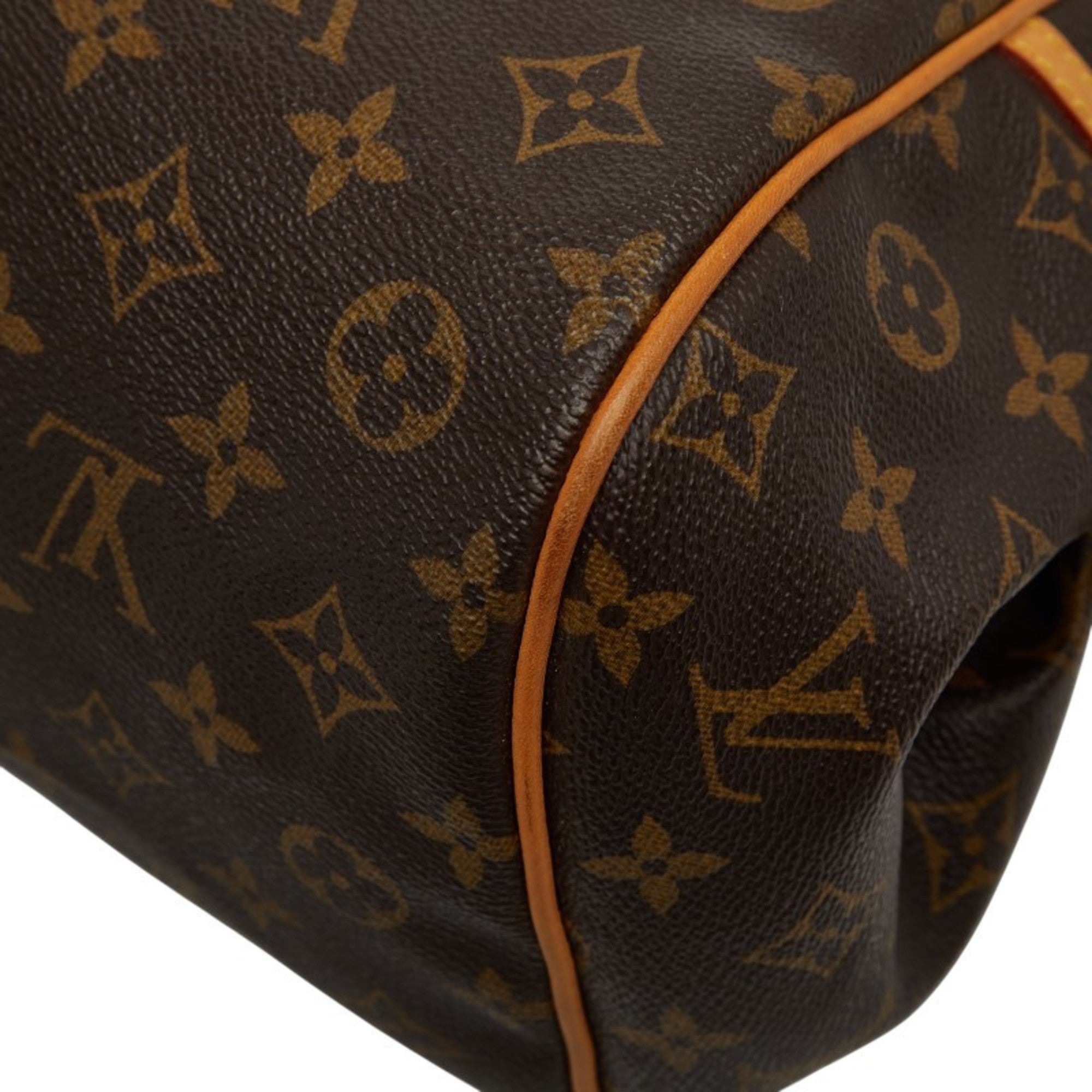 Louis Vuitton Brown Pvc Leather Handbag Shoulder Bag (Pre-Owned)