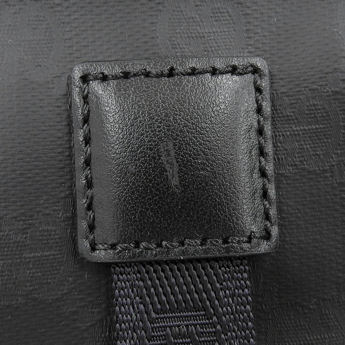 Gucci Black Coated Canvas Backpack (Pre-Owned)