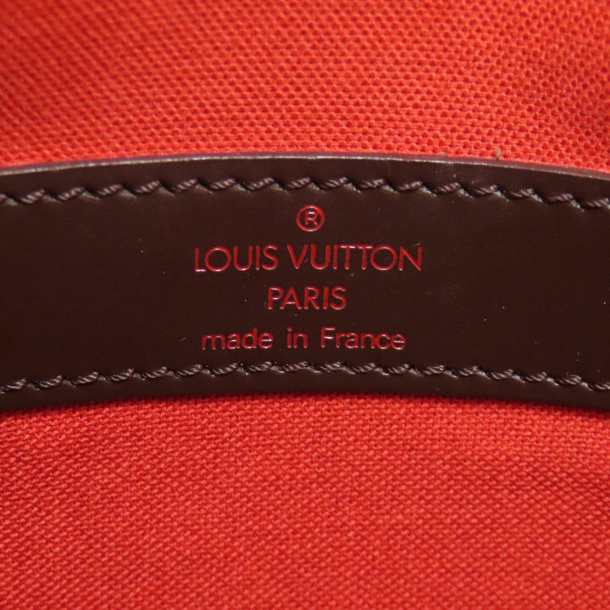 Louis Vuitton Damier Damier Canvas Ebene Damier Canvas Shoulder Bag (Pre-Owned)