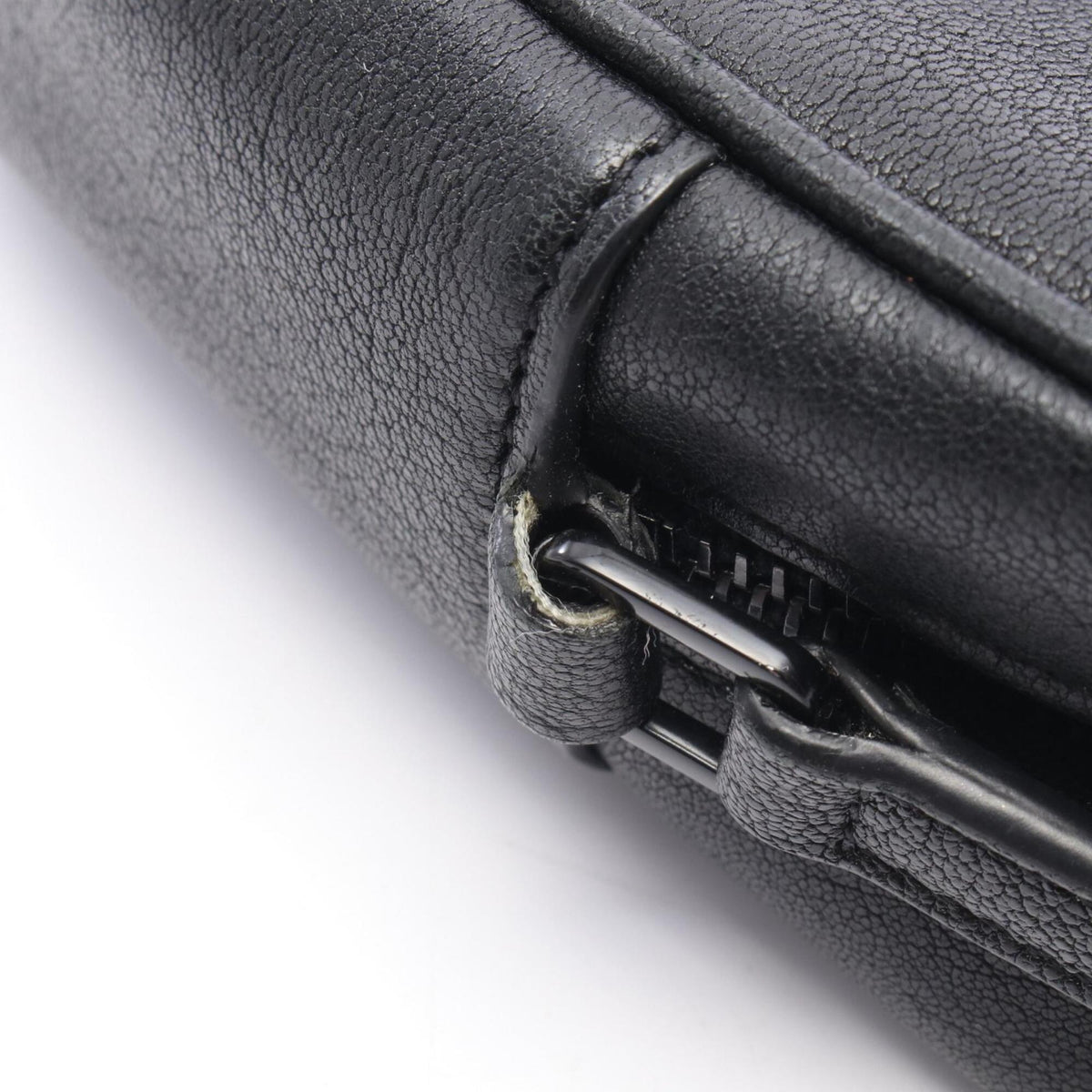 Yves Saint Laurent Black Leather Handbag Shoulder Bag (Pre-Owned)