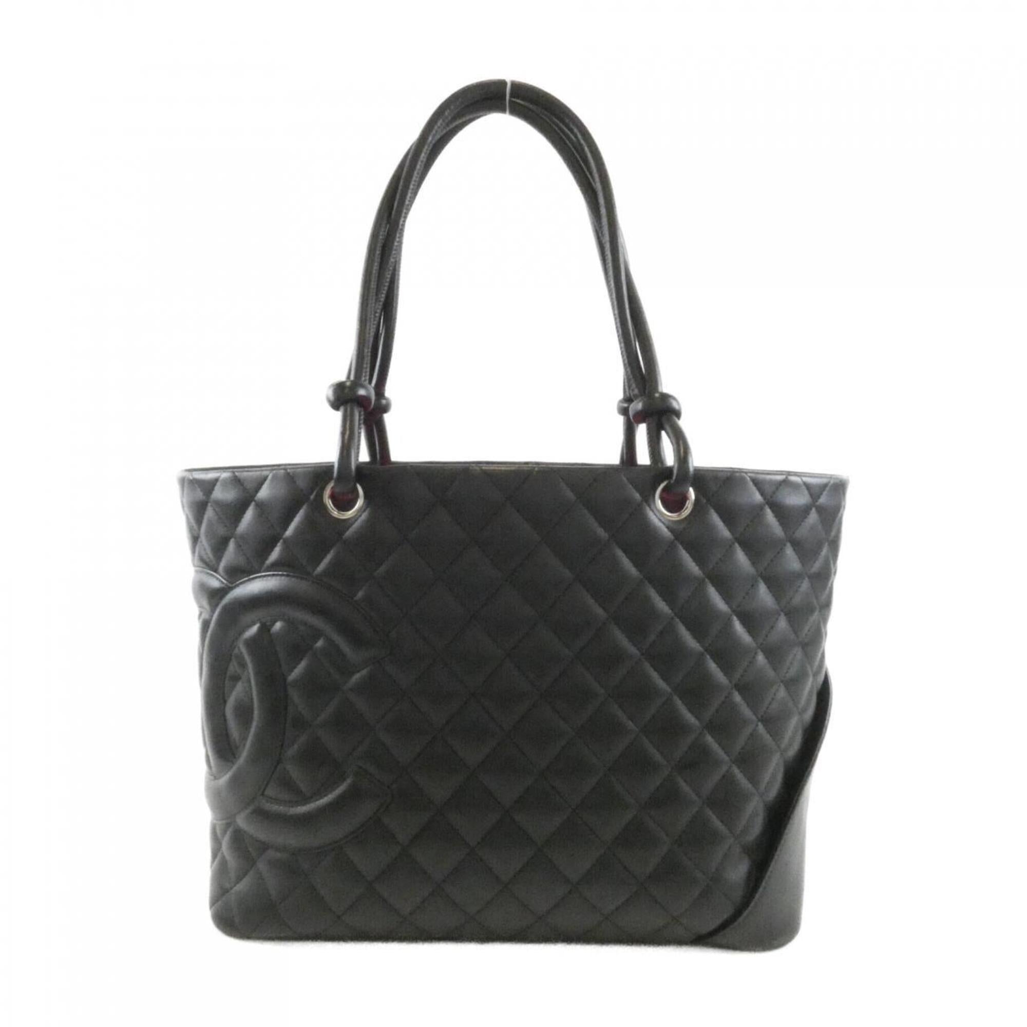 Chanel Black Cambon Ligne Handbag (Pre-Owned)