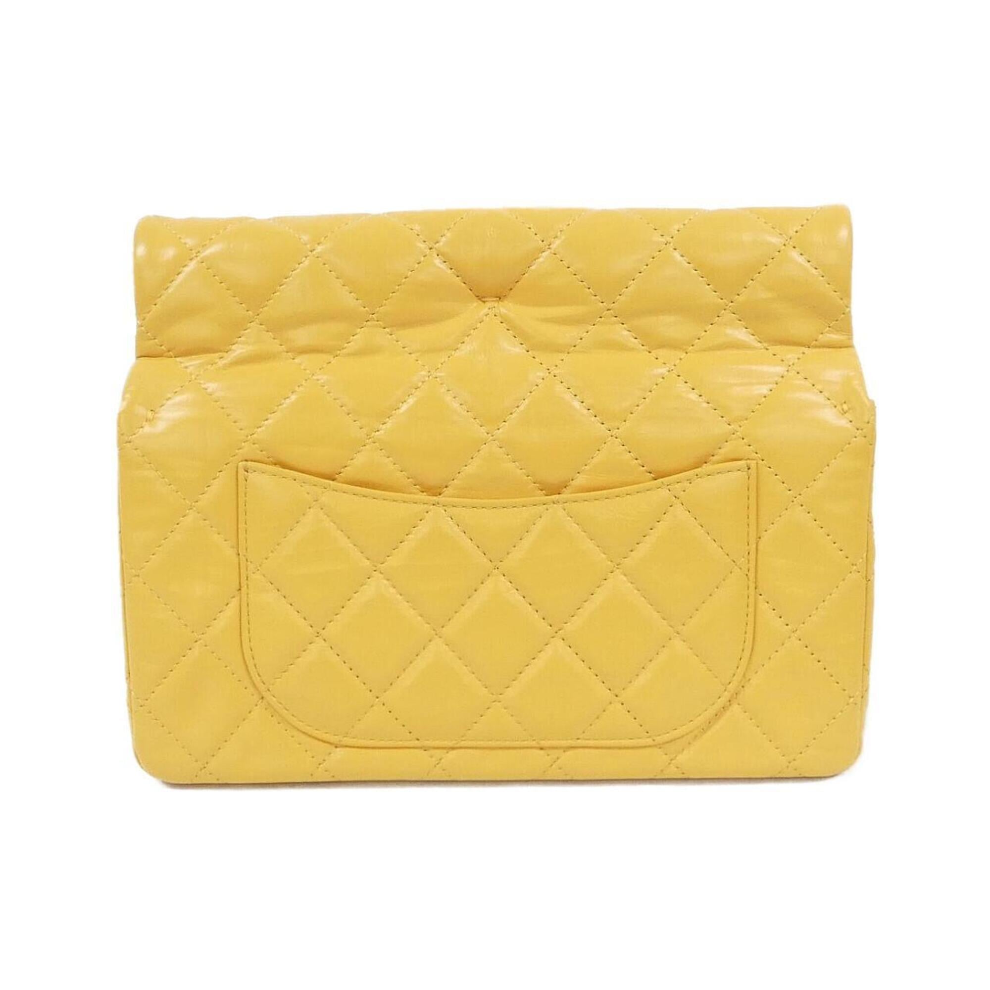 Chanel Yellow Leather Handbag (Pre-Owned)