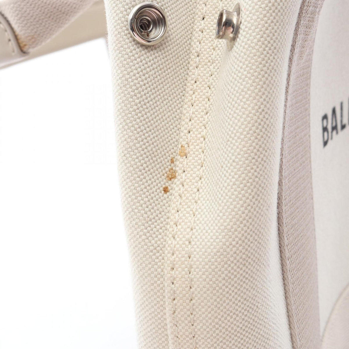 Balenciaga Beige Canvas Leather Handbag (Pre-Owned)