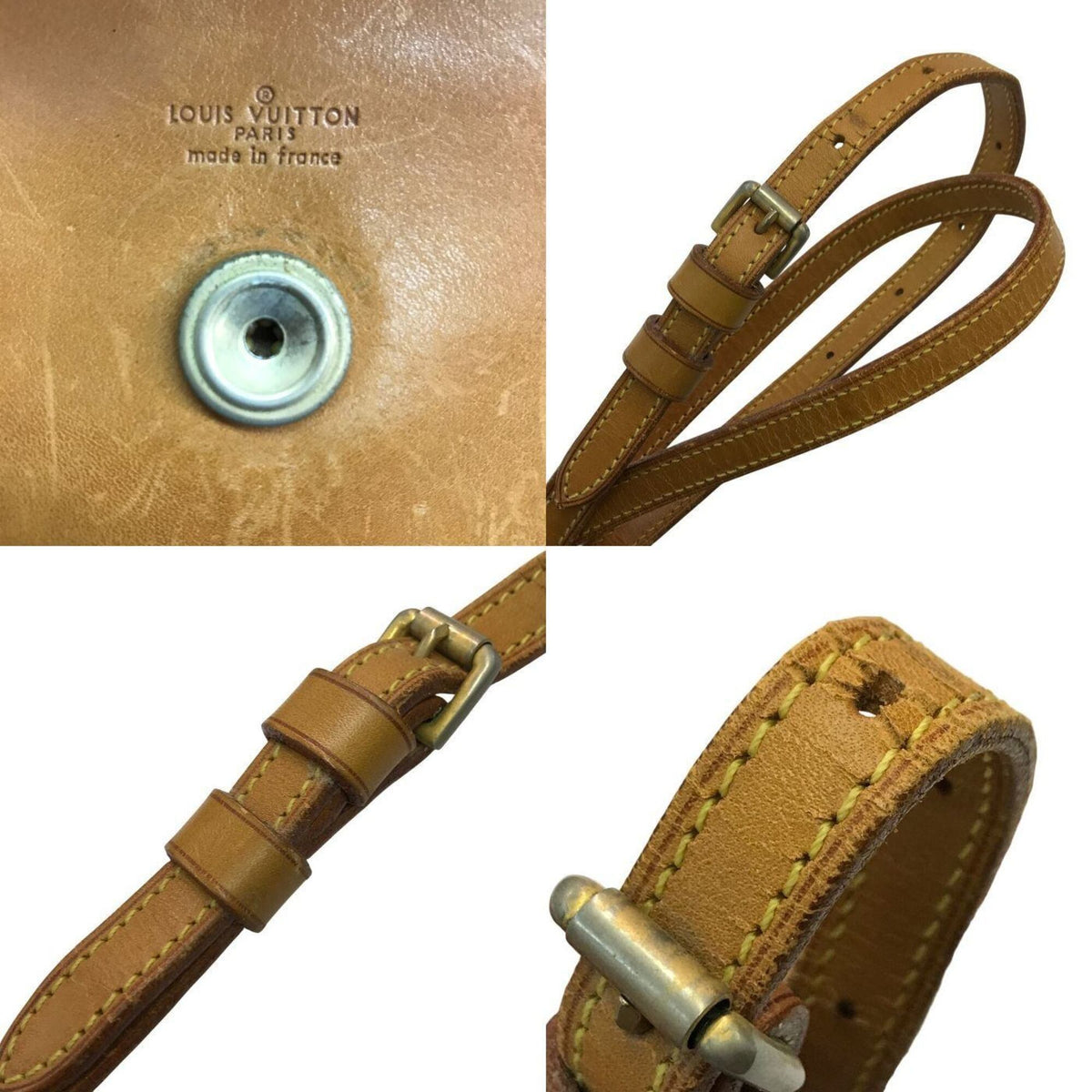 Louis Vuitton Brown Leather Shoulder Bag (Pre-Owned)
