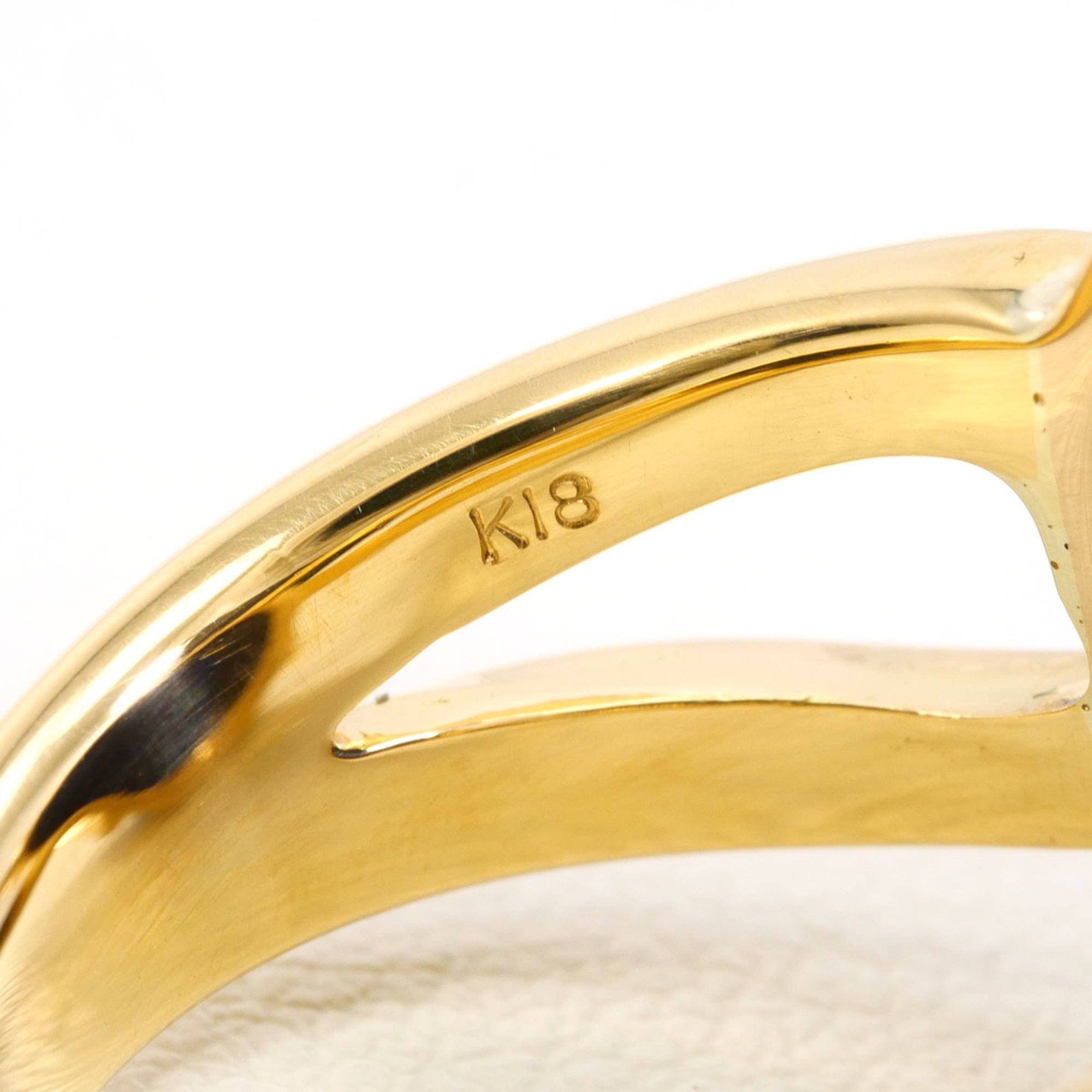 Unbranded Blue Green Yellow Gold Yellow Gold (18K) Band Ring (Pre-Owned)