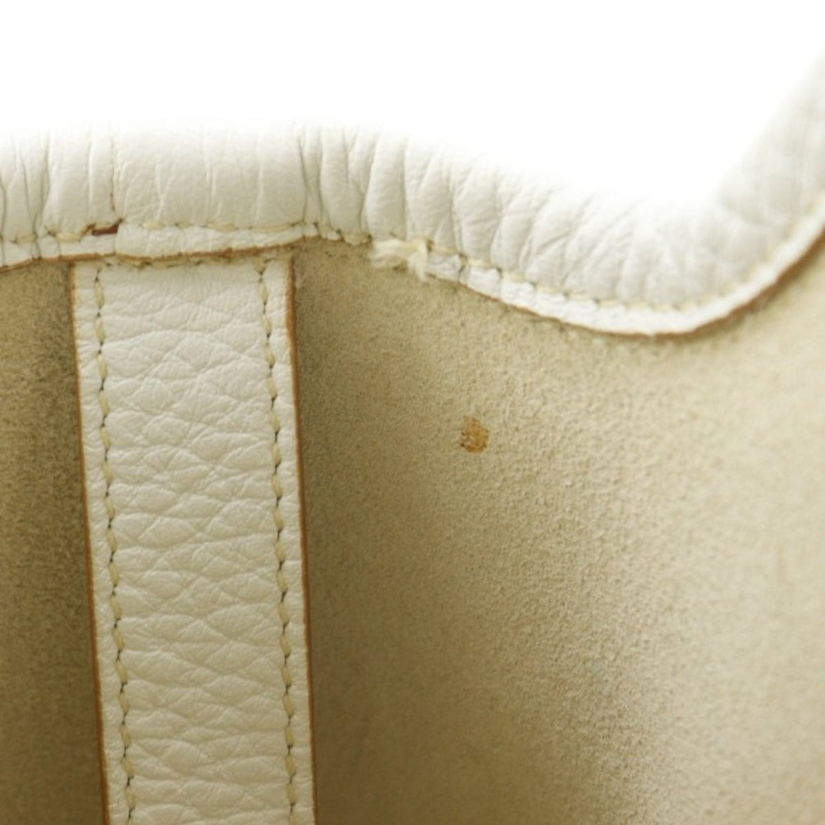 Salvatore Ferragamo White Leather Tote Bag (Pre-Owned)