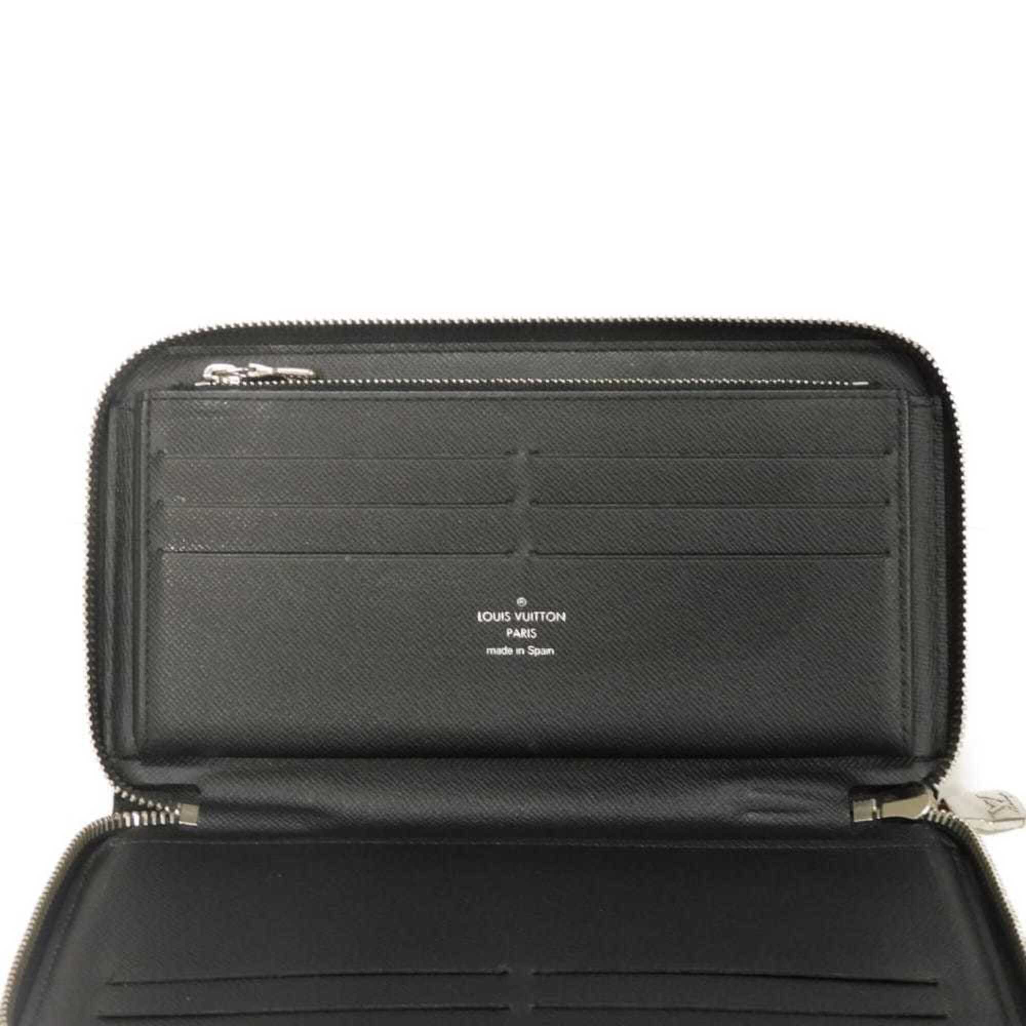 Louis Vuitton Damier Graphite Black Noir Damier Graphite Canvas Leather Long Wallet (Bi-Fold) (Pre-Owned)