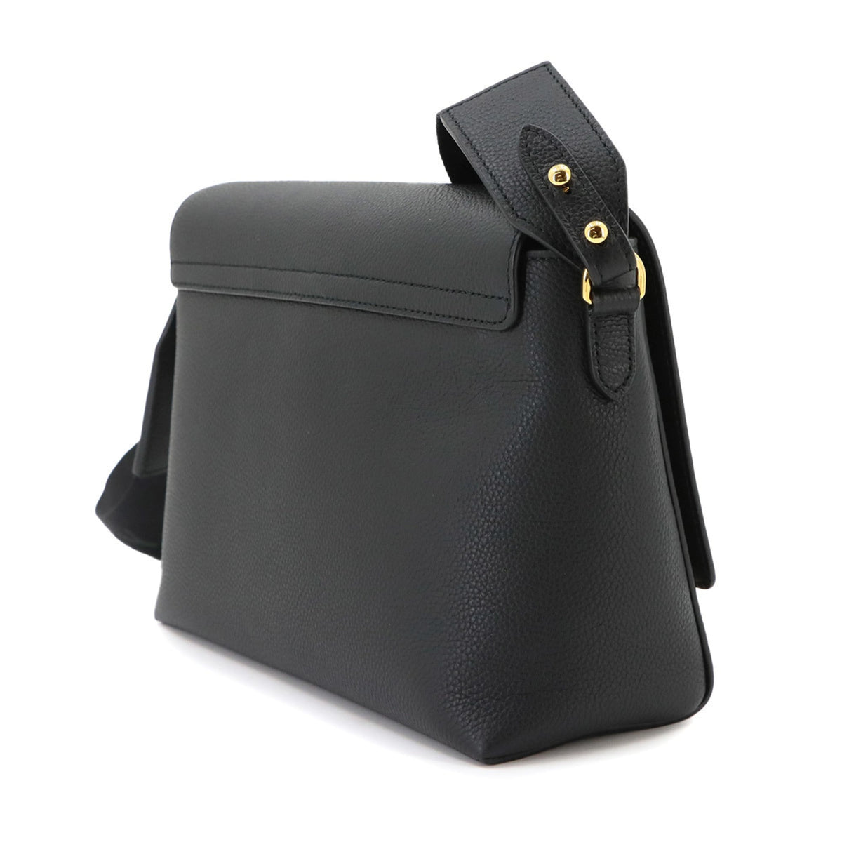 Burberry Black Canvas Leather Handbag Shoulder Bag (Pre-Owned)